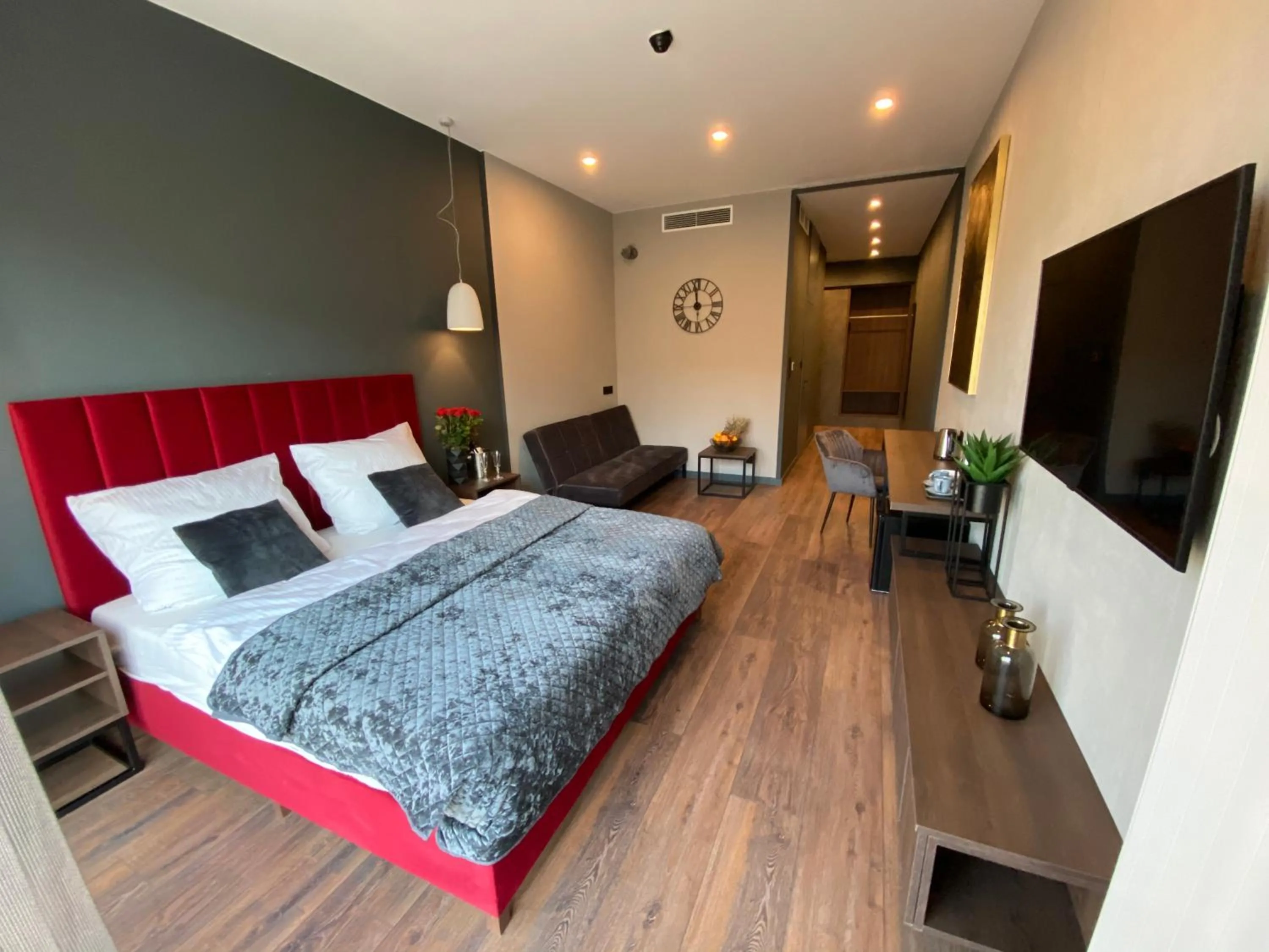 Bed in Aparts Hotel Radom