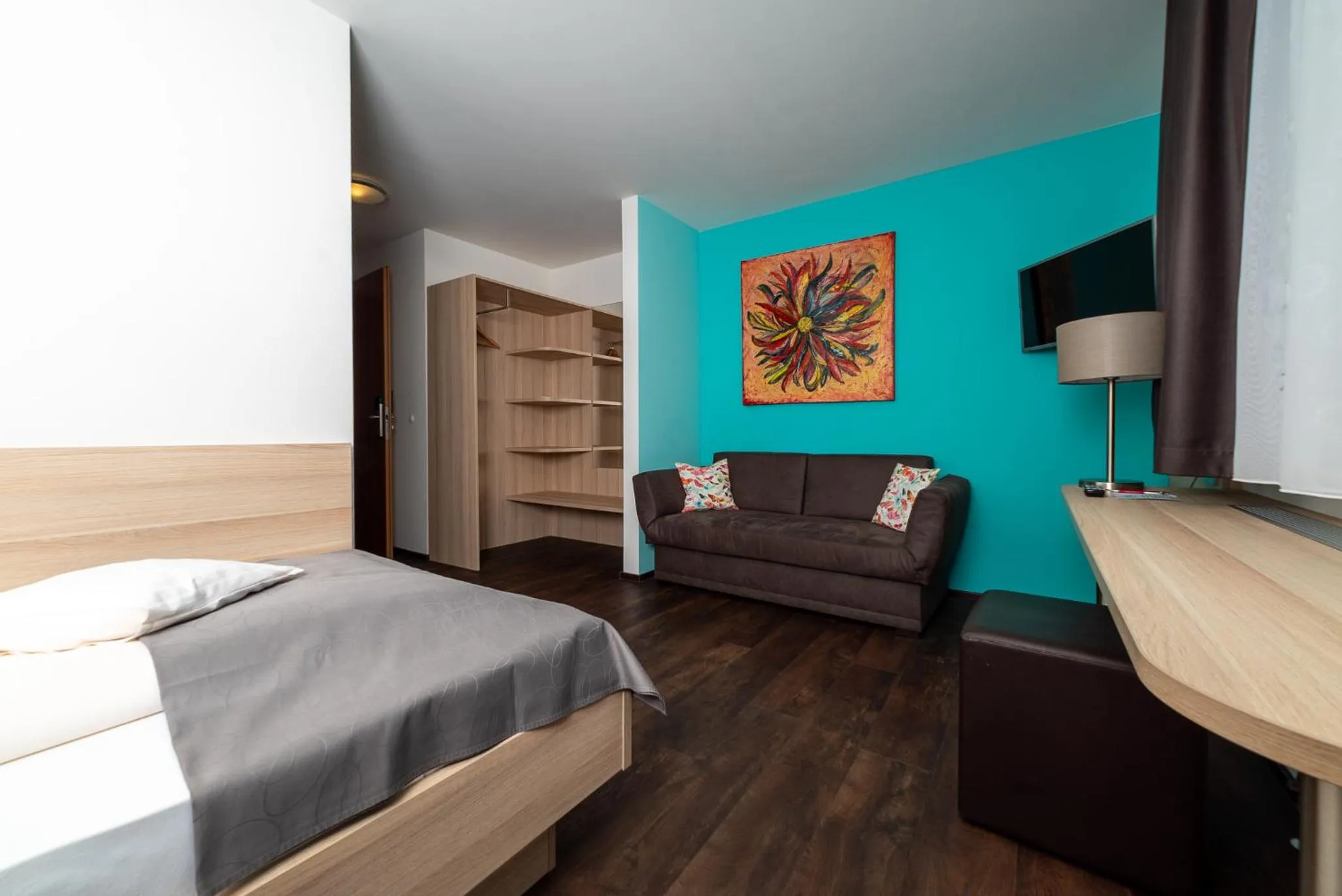 Photo of the whole room, Bed in Hotel Am Froschbächel