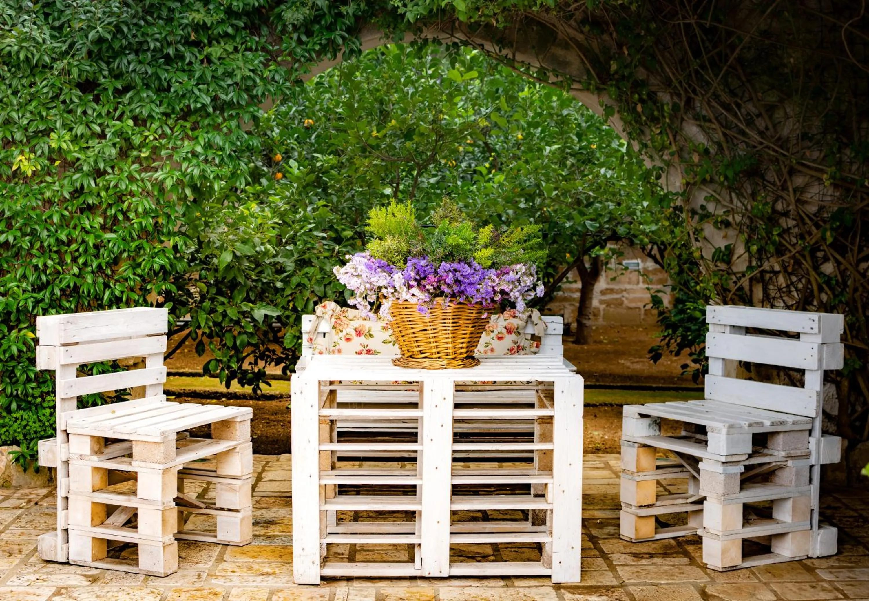 Patio in Antica Casina B&B di Charme