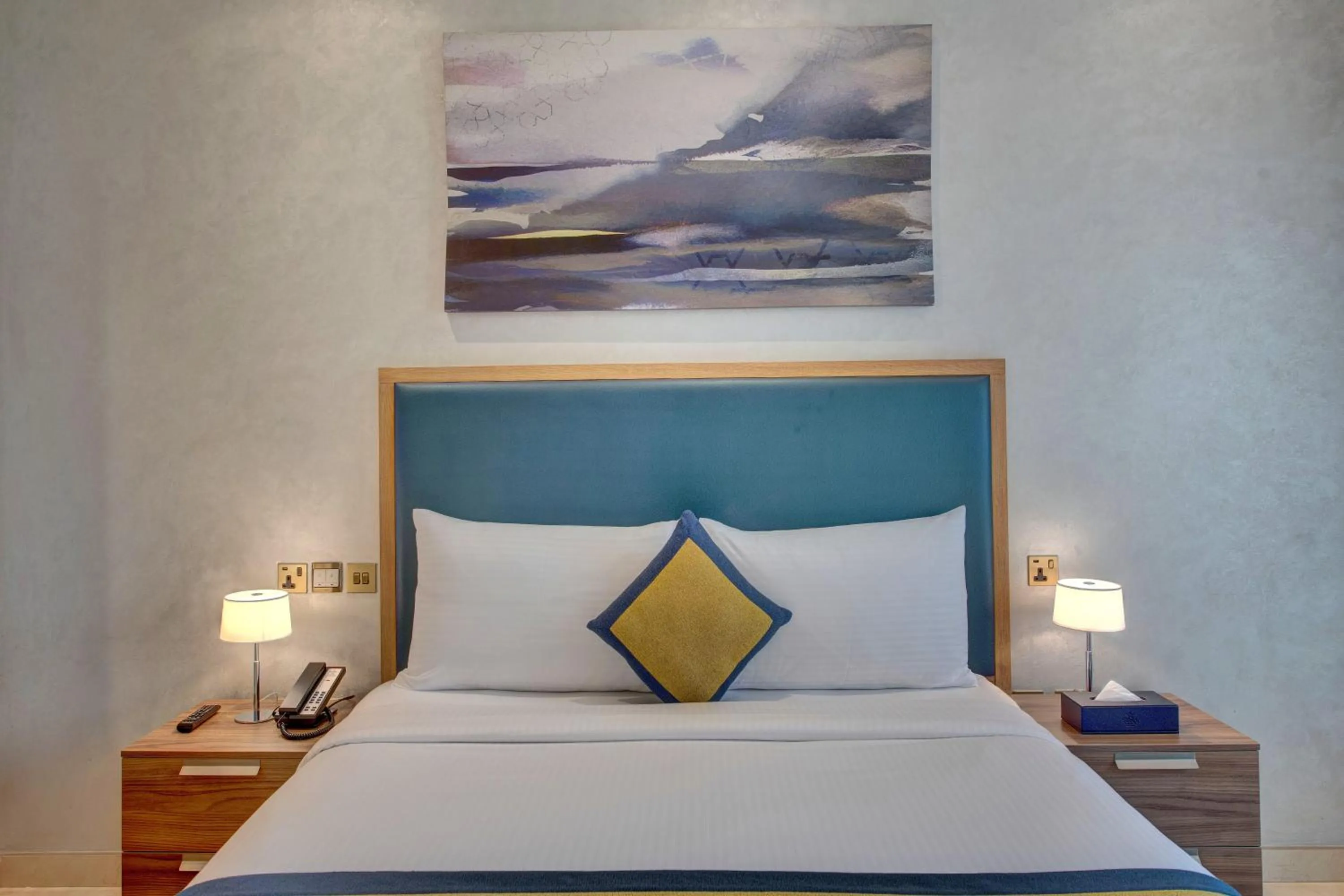 Bed in SUHA Creek Hotel Apartment, Waterfront Jaddaf, Dubai