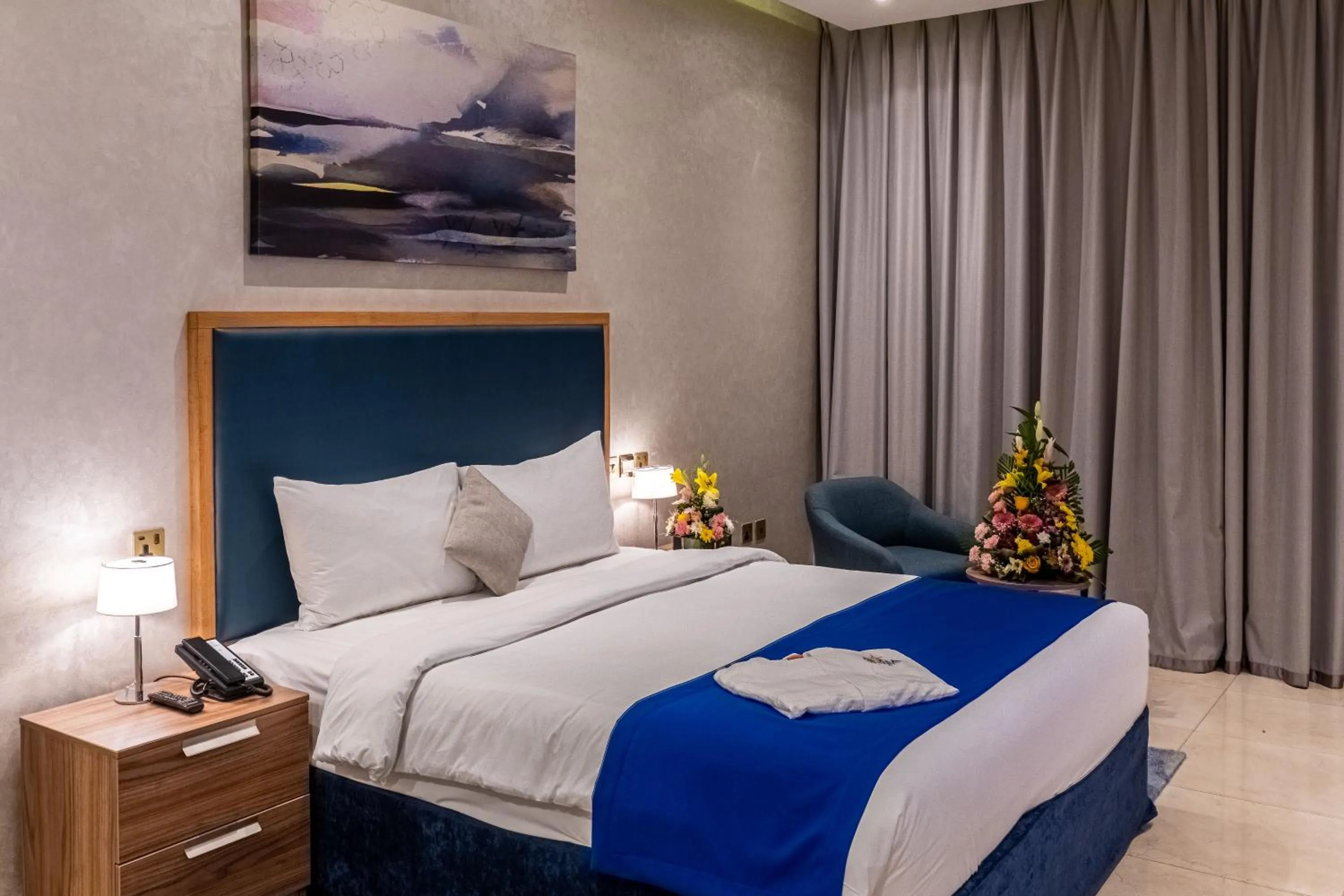 Bed in SUHA Creek Hotel Apartment, Waterfront Jaddaf, Dubai