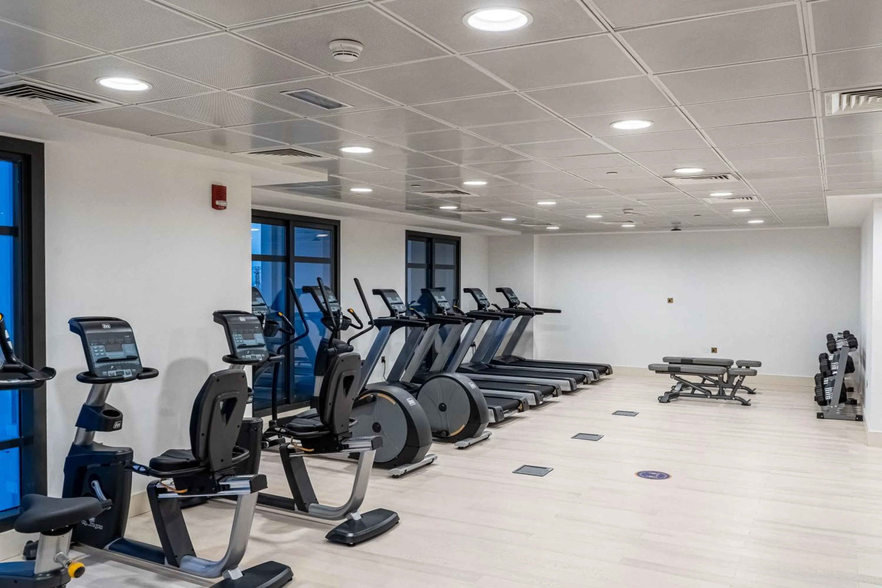 Fitness centre/facilities in SUHA Creek Hotel Apartment, Waterfront Jaddaf, Dubai