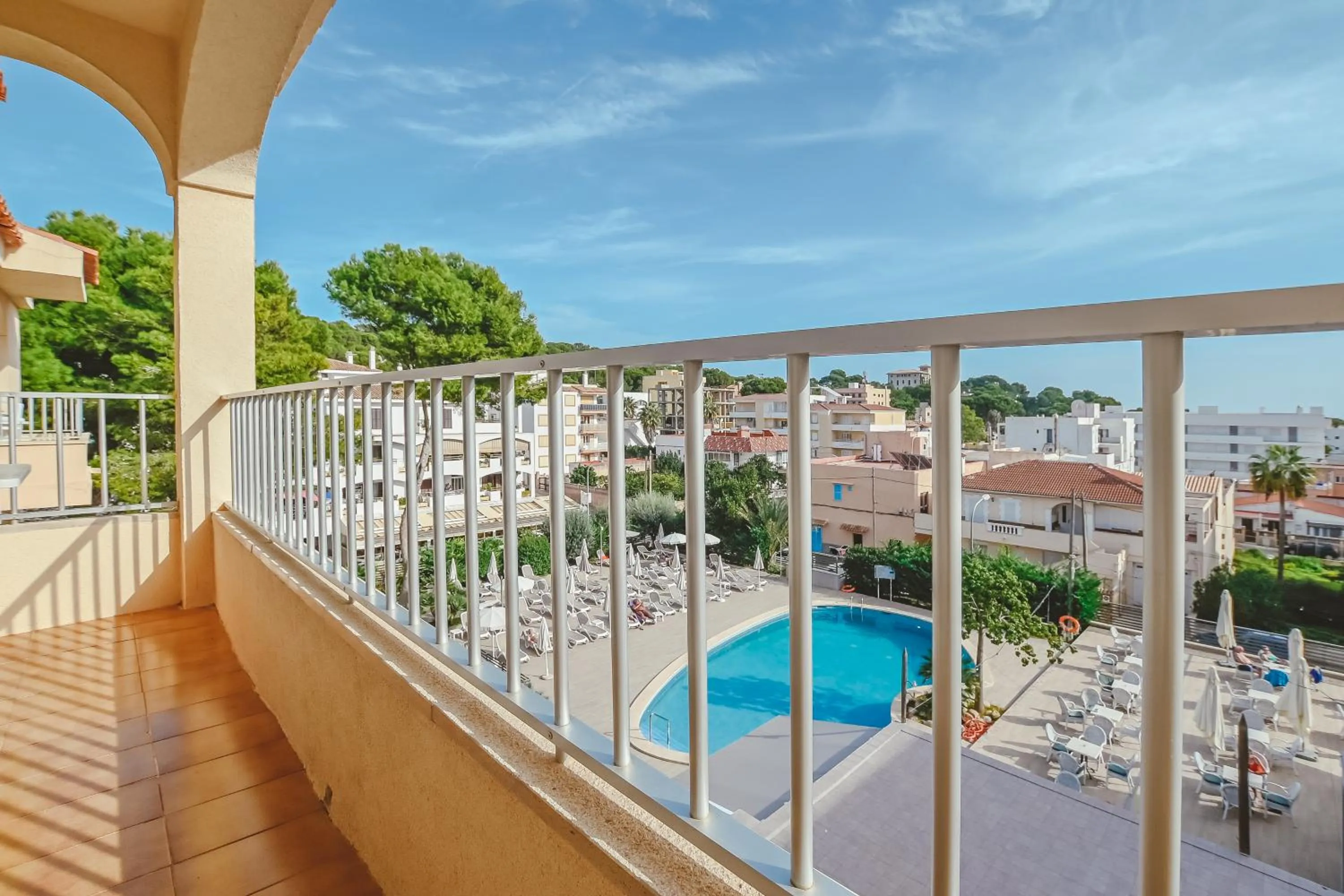 Pool view in Hotel LLITERAS