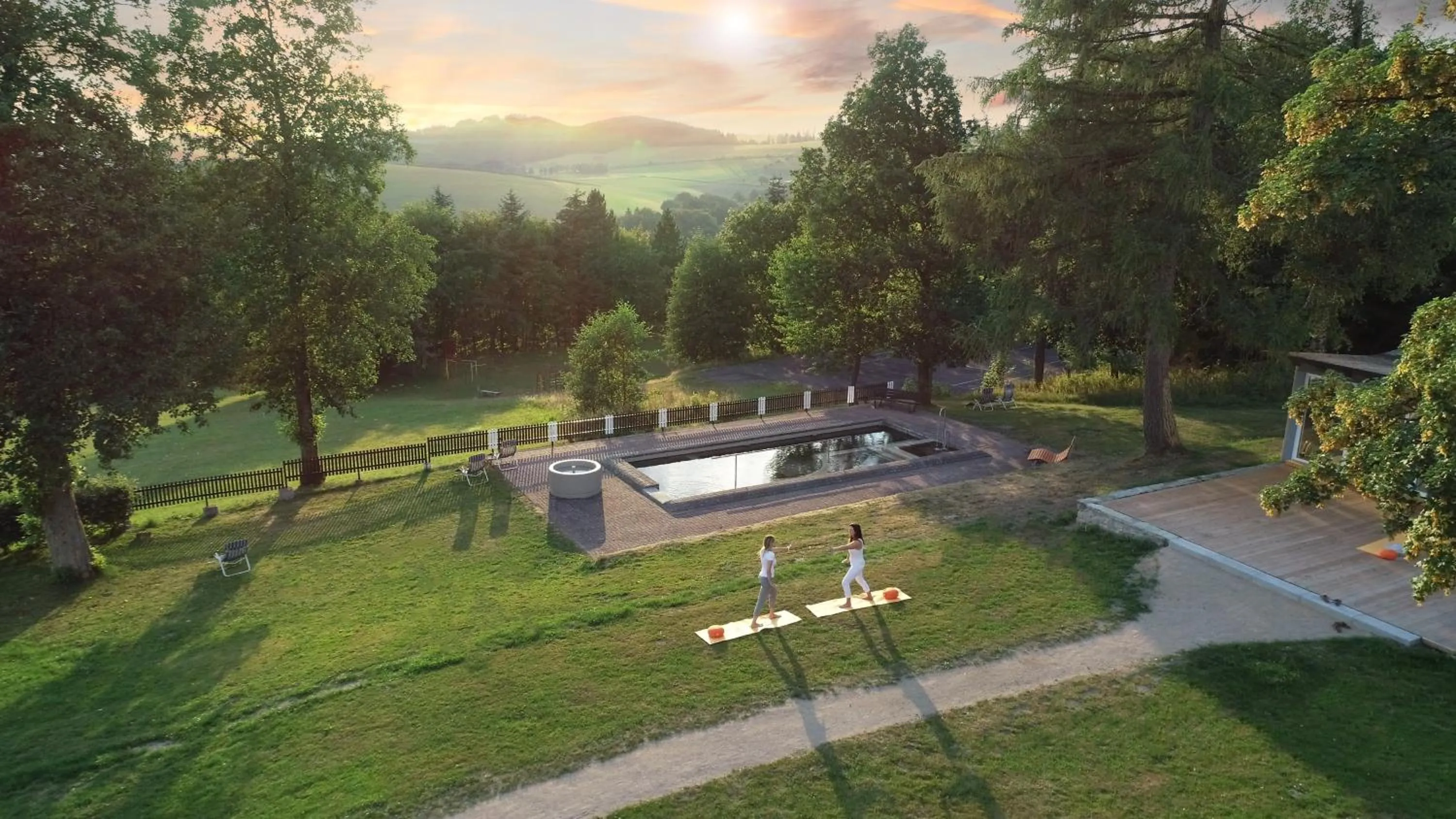 Spa and wellness centre/facilities in Berghotel Hoher Knochen - Ruhe & Natur