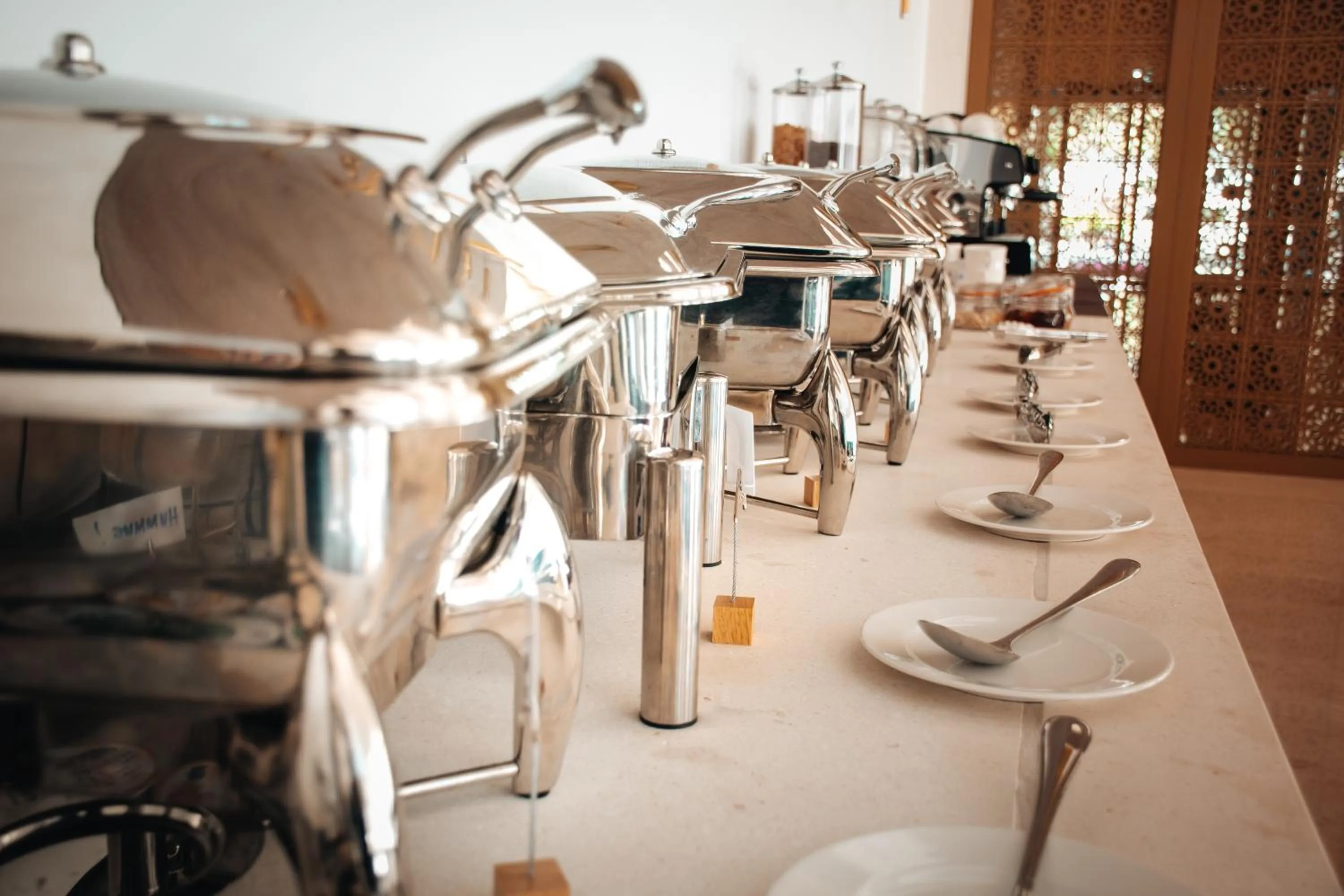 Breakfast in SUHA Mina Rashid Hotel Apartments