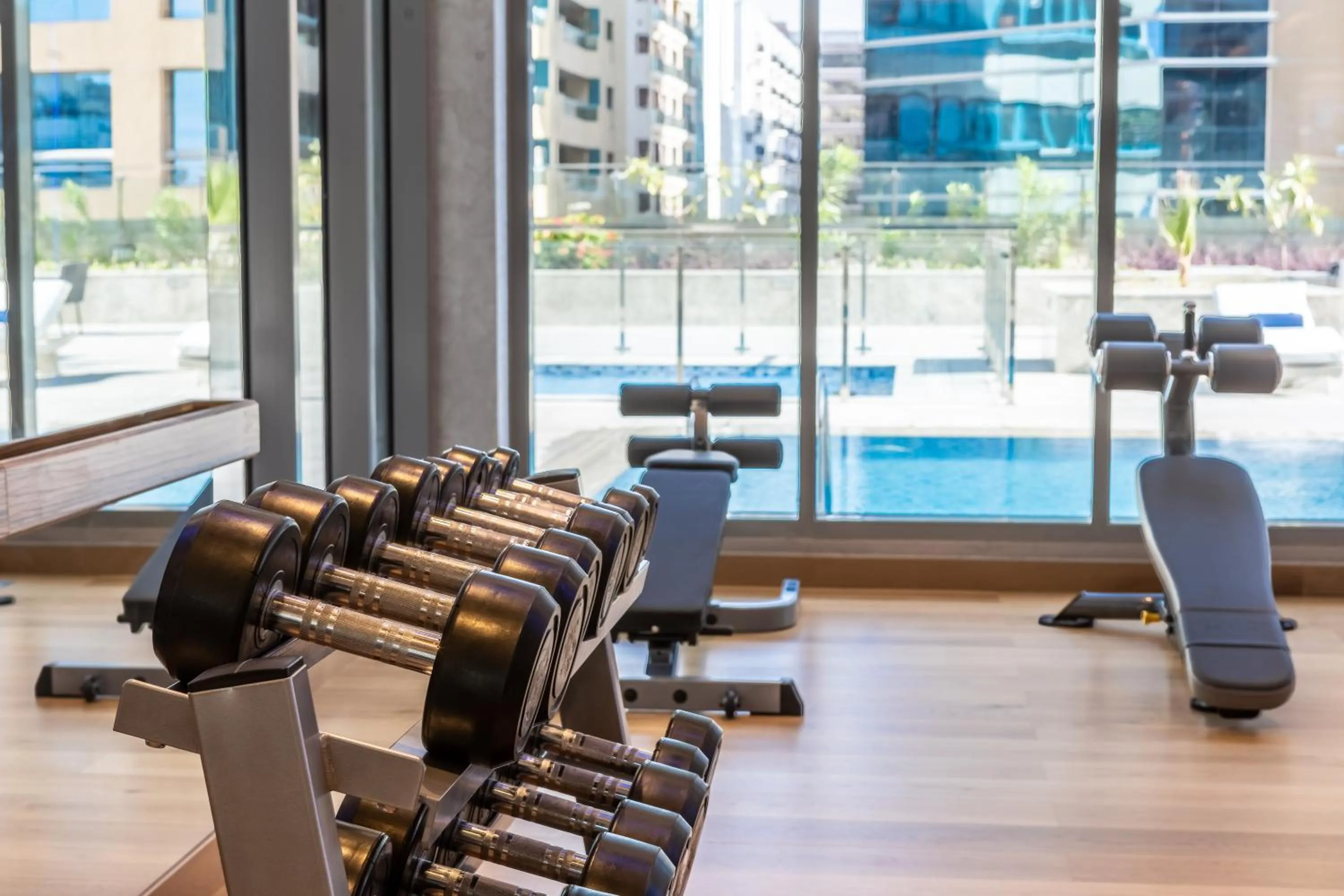 Fitness centre/facilities in SUHA Mina Rashid Hotel Apartments