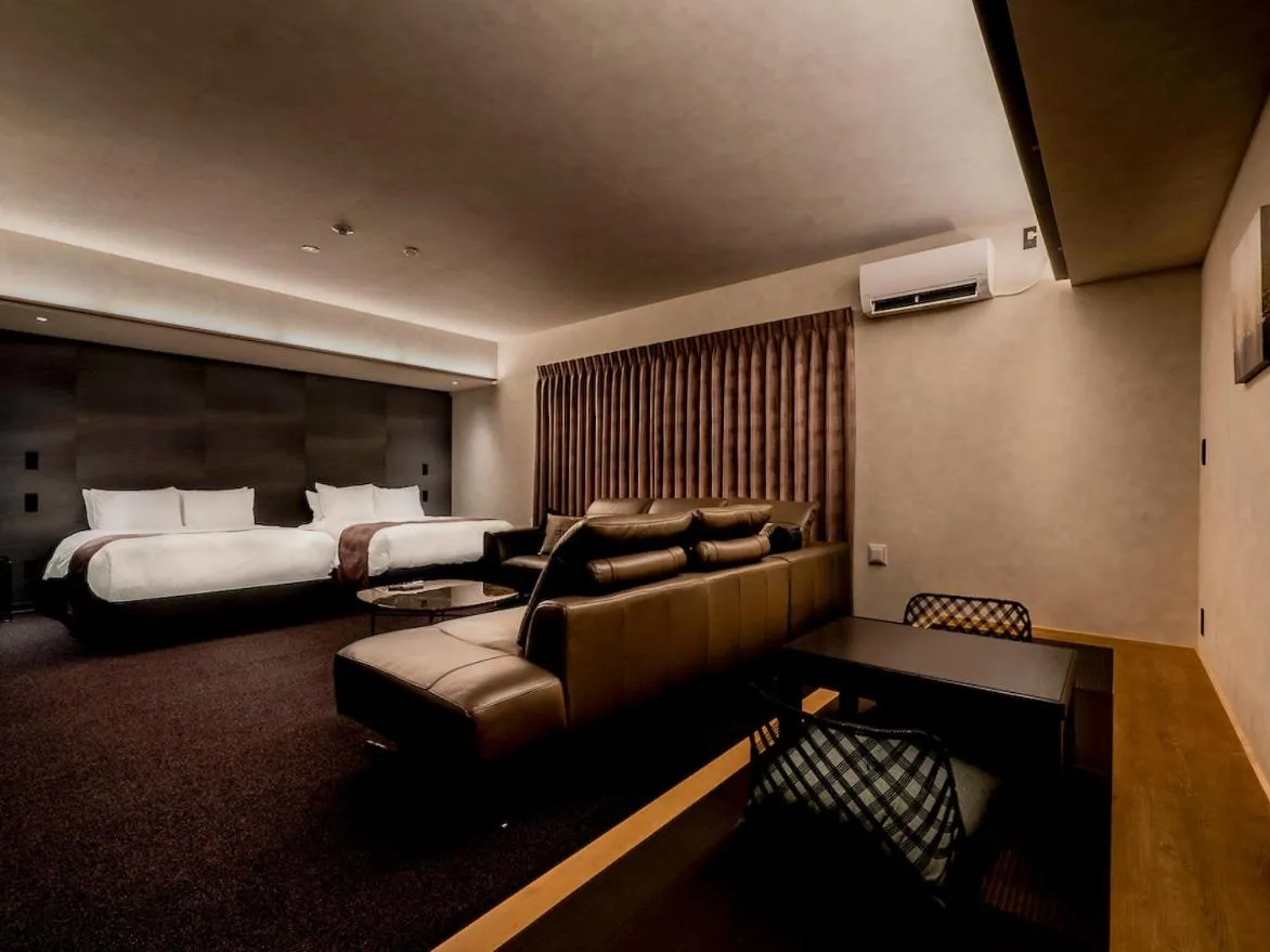 Bed in Randor Hotel Namba Osaka Suites