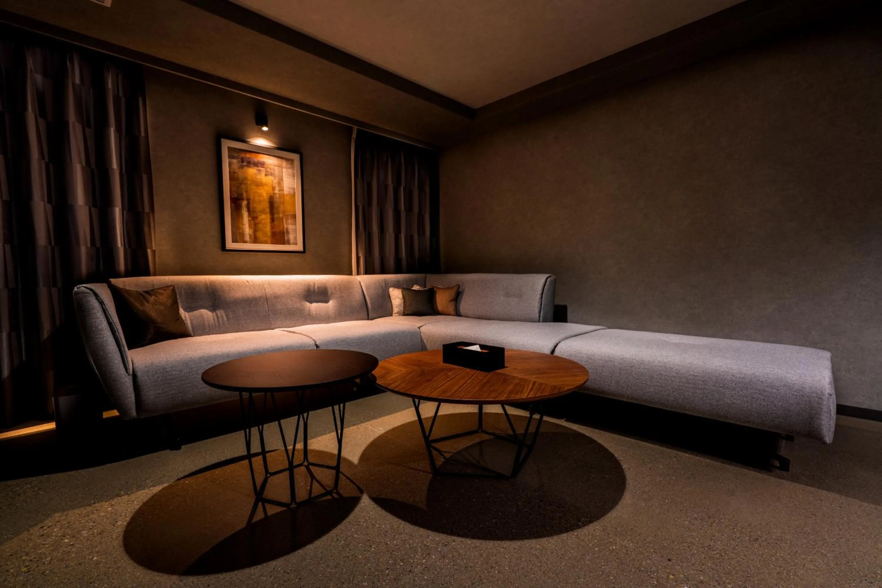 Living room, Bed in Randor Hotel Namba Osaka Suites