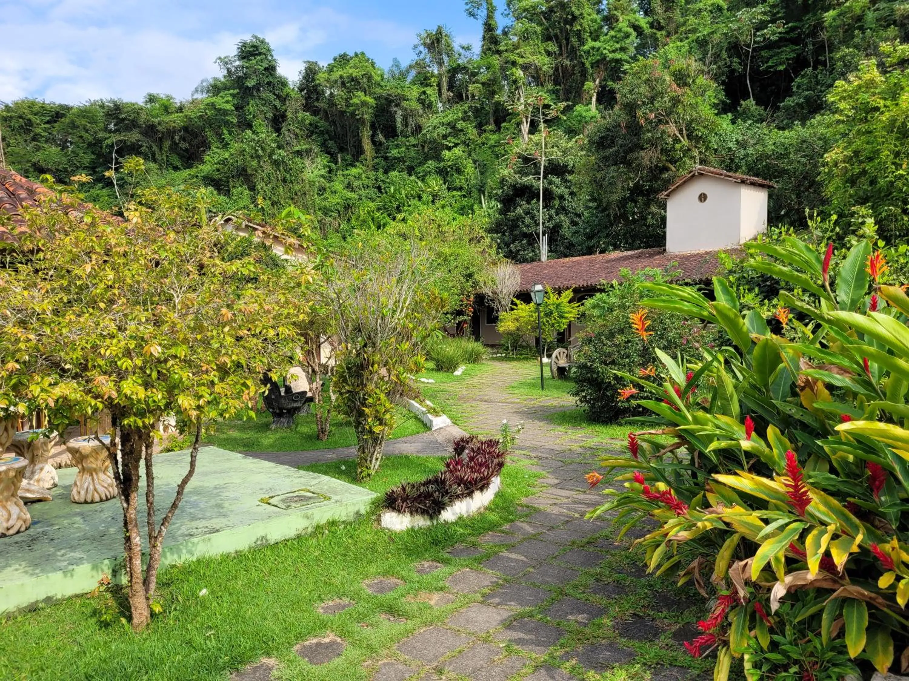 Garden in Pousada Thamalu