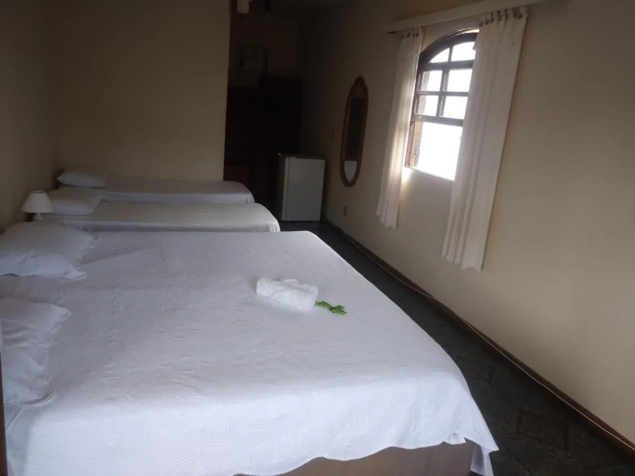 Bed in Pousada Thamalu