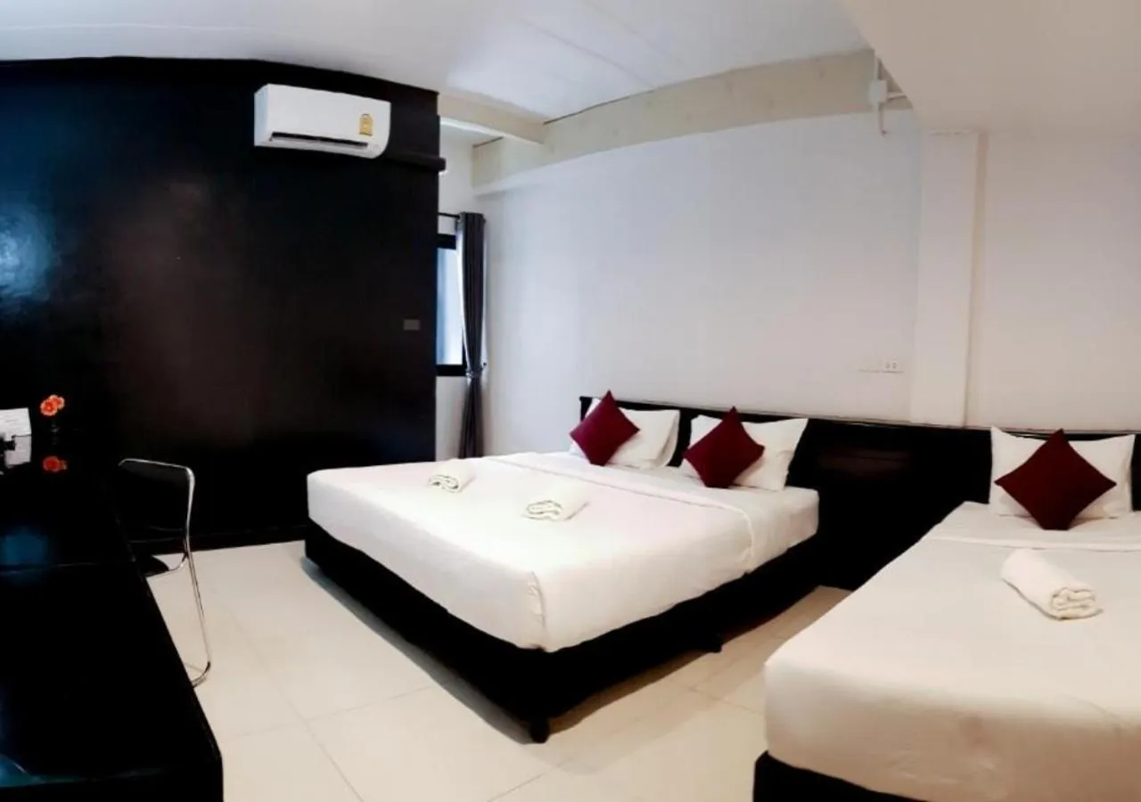 Bed in B-Black Hotel Chonburi