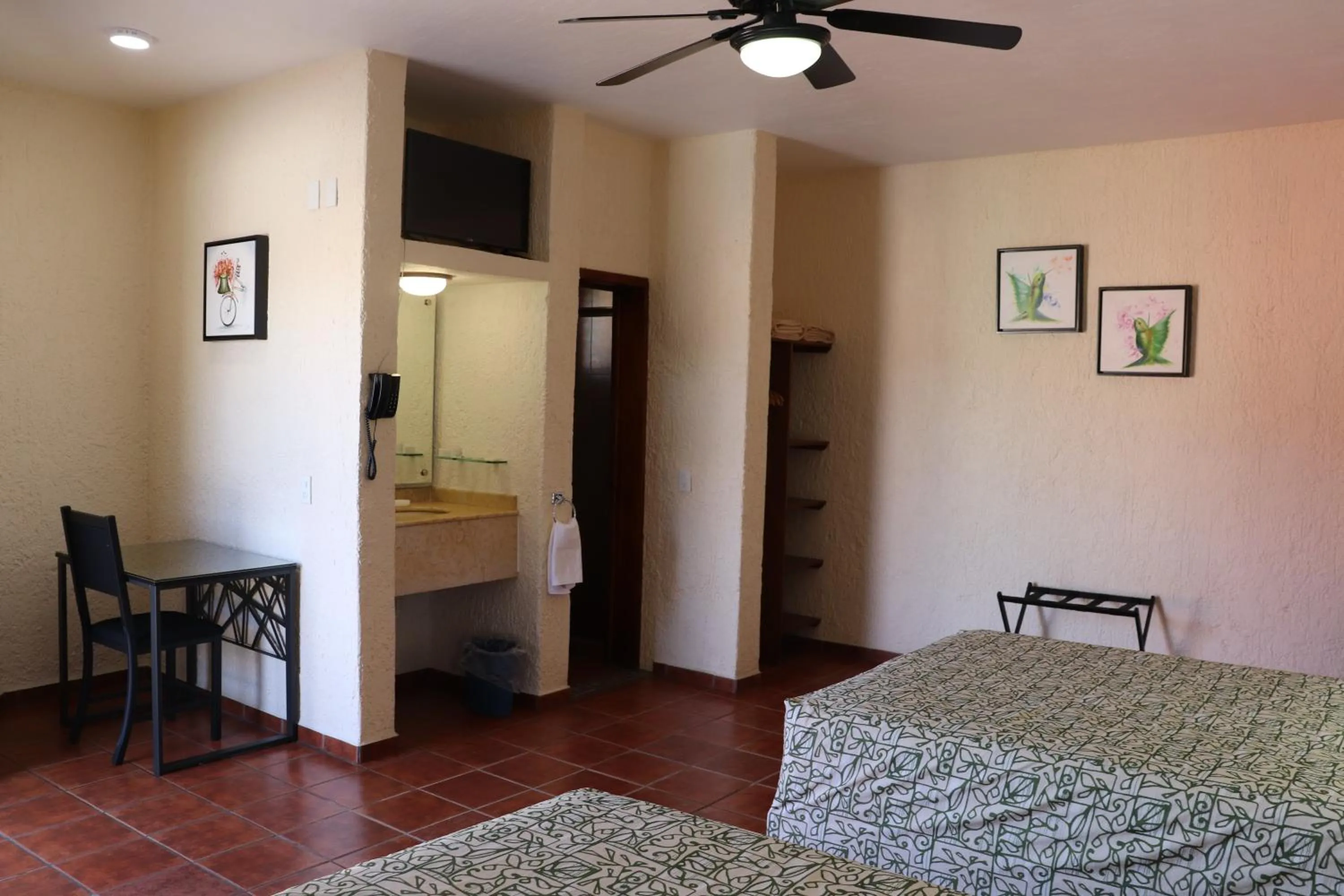 Bed in HOTEL CASA DE LAS PALOMAS