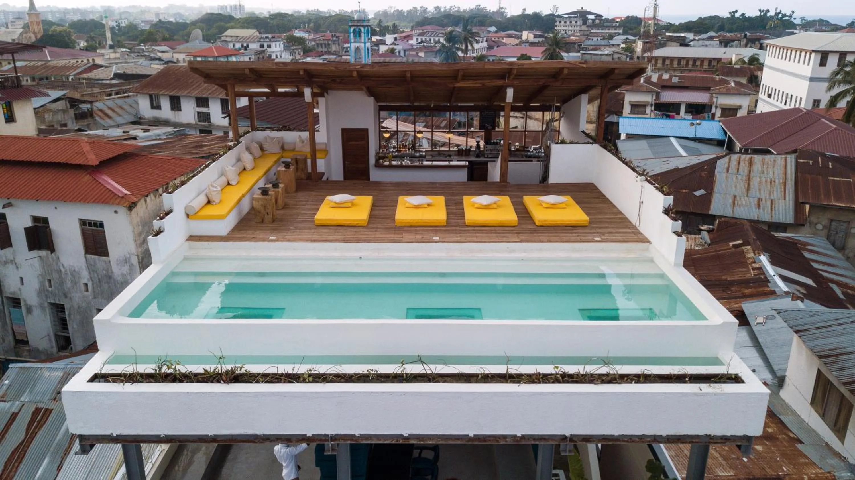 Swimming pool in Upendo House Hotel Zanzibar