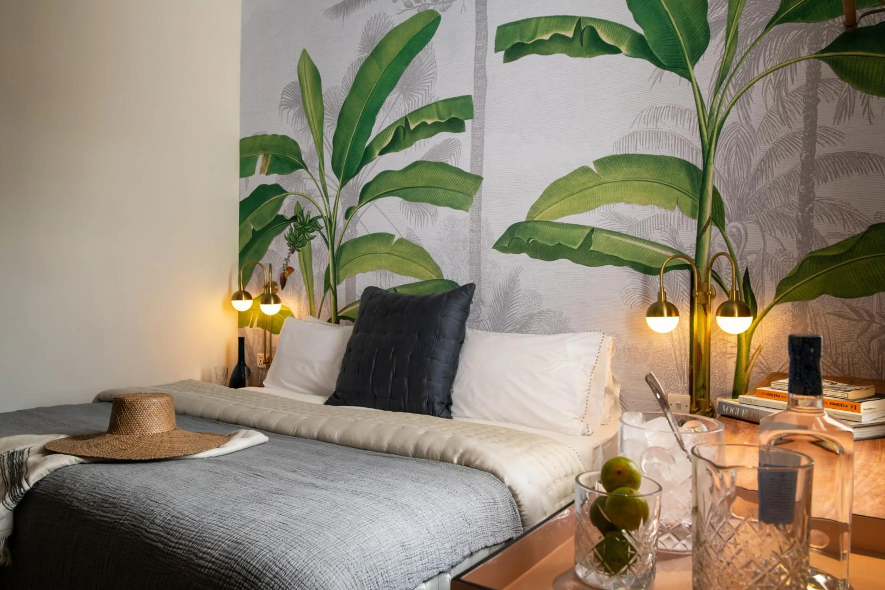 Bed in Upendo House Hotel Zanzibar