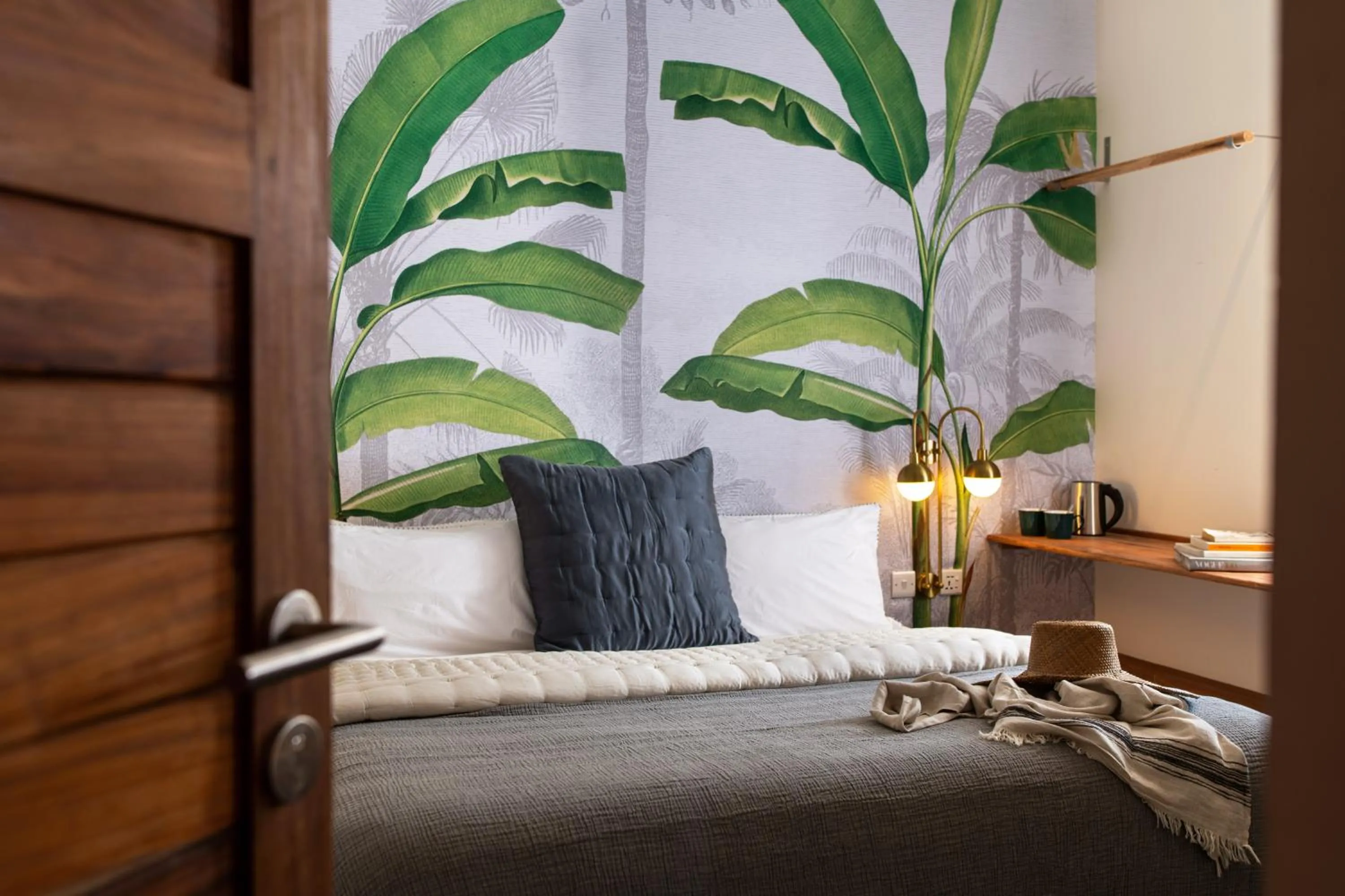 Bed in Upendo House Hotel Zanzibar