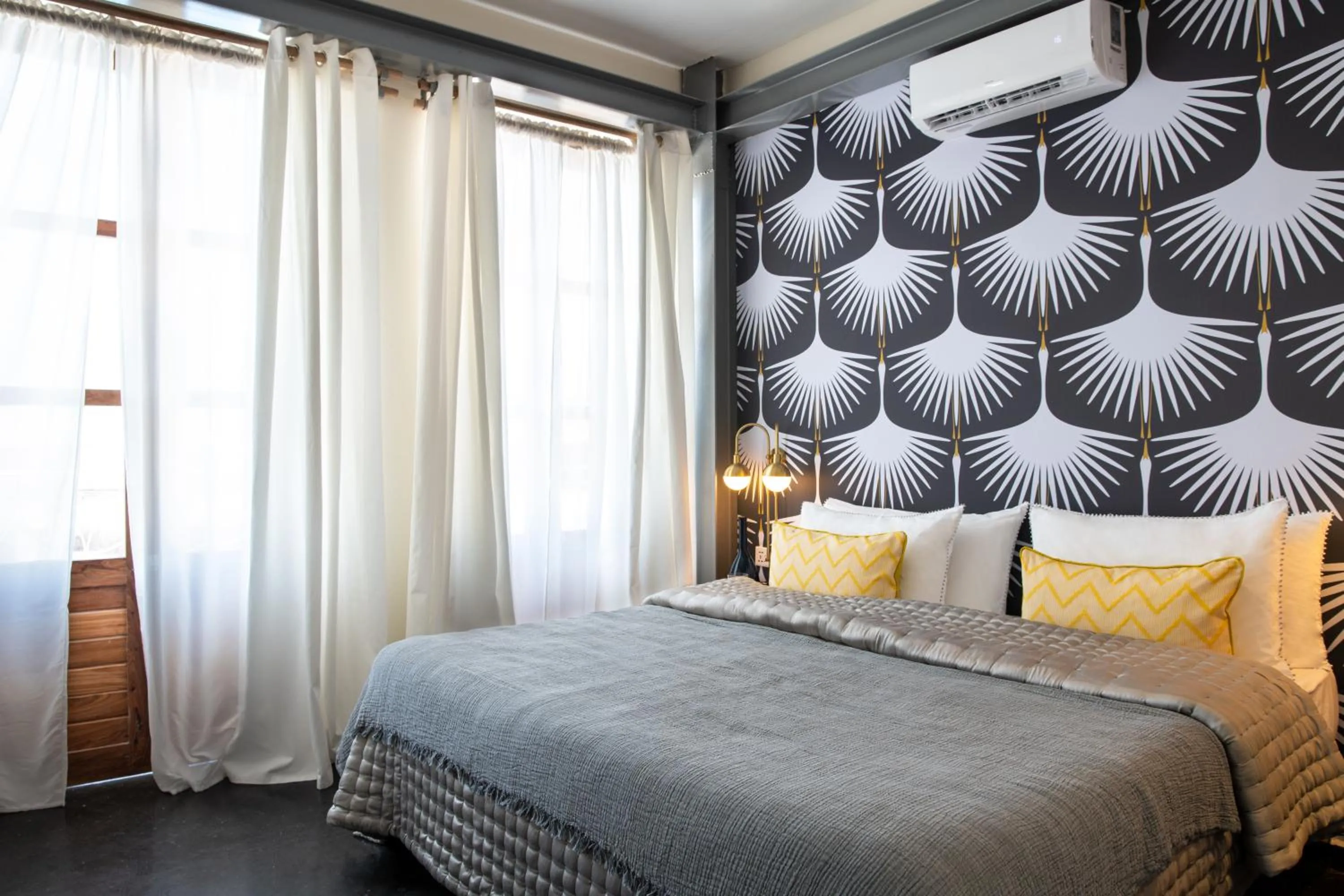 Bed in Upendo House Hotel Zanzibar