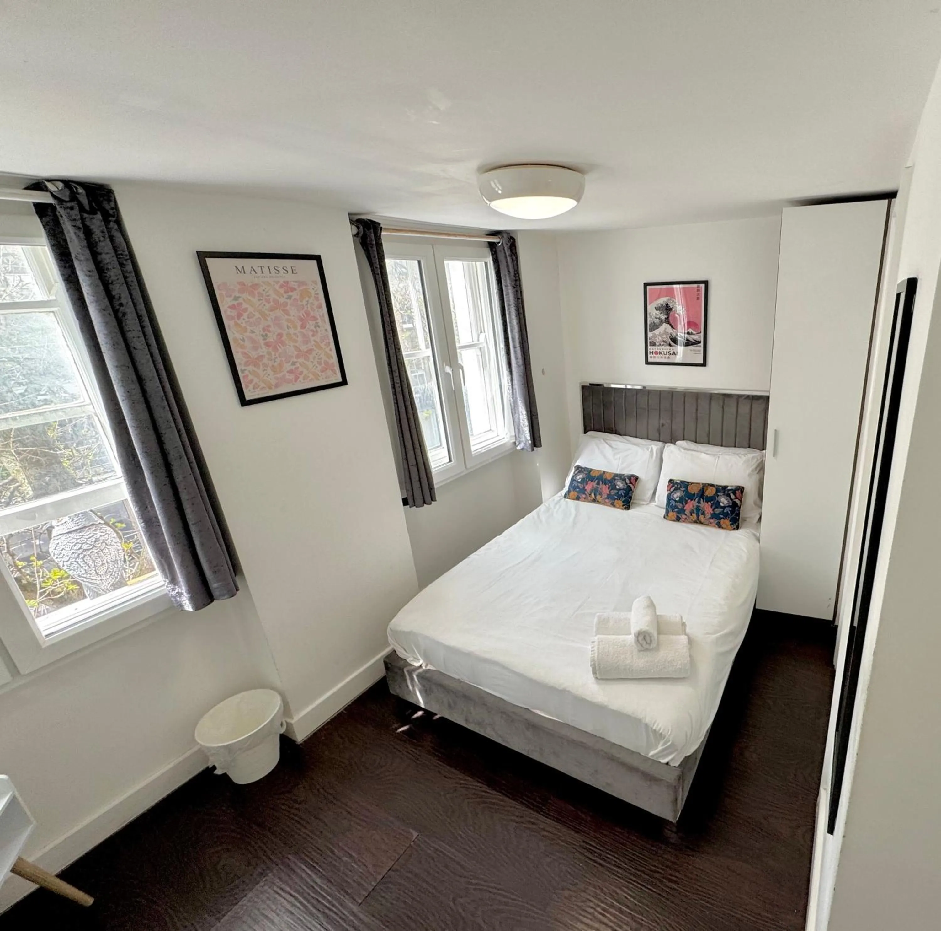 Bed in Charlotte Street Rooms by News Hotel