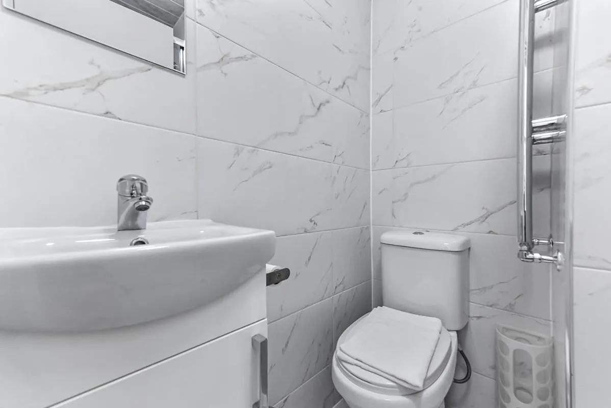 Bathroom in Charlotte Street Rooms by News Hotel