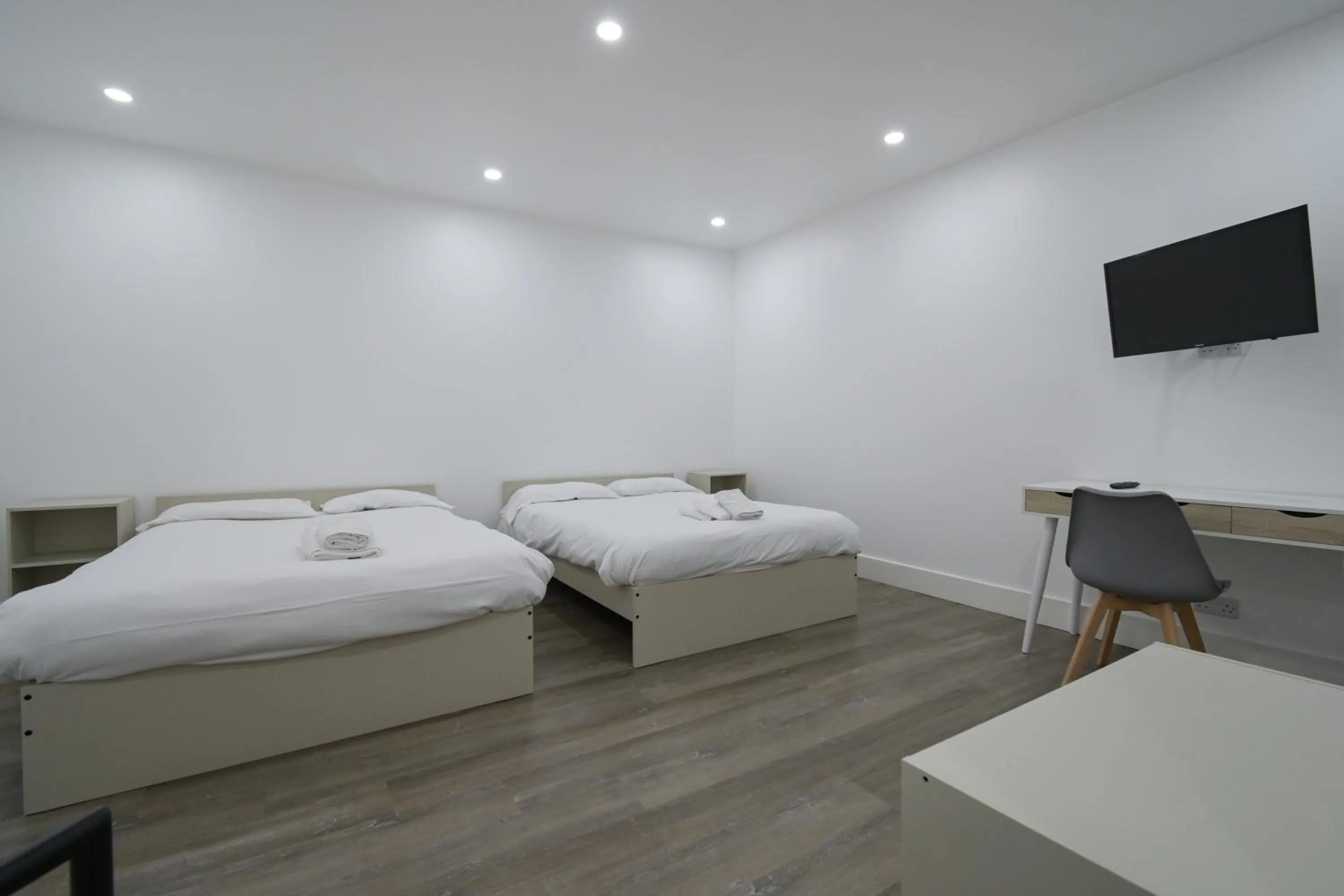 Bed in Charlotte Street Rooms by News Hotel