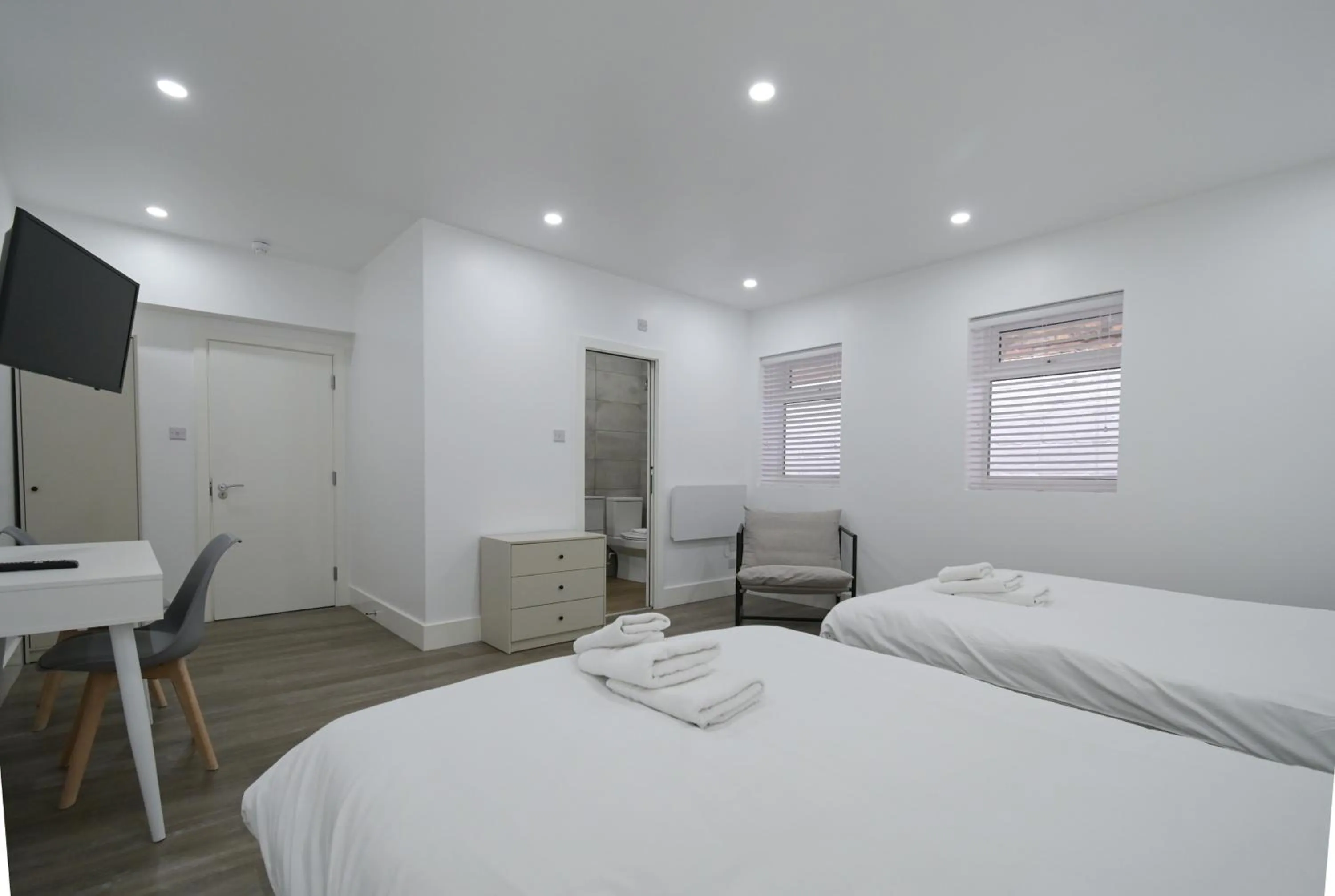 Bed in Charlotte Street Rooms by News Hotel