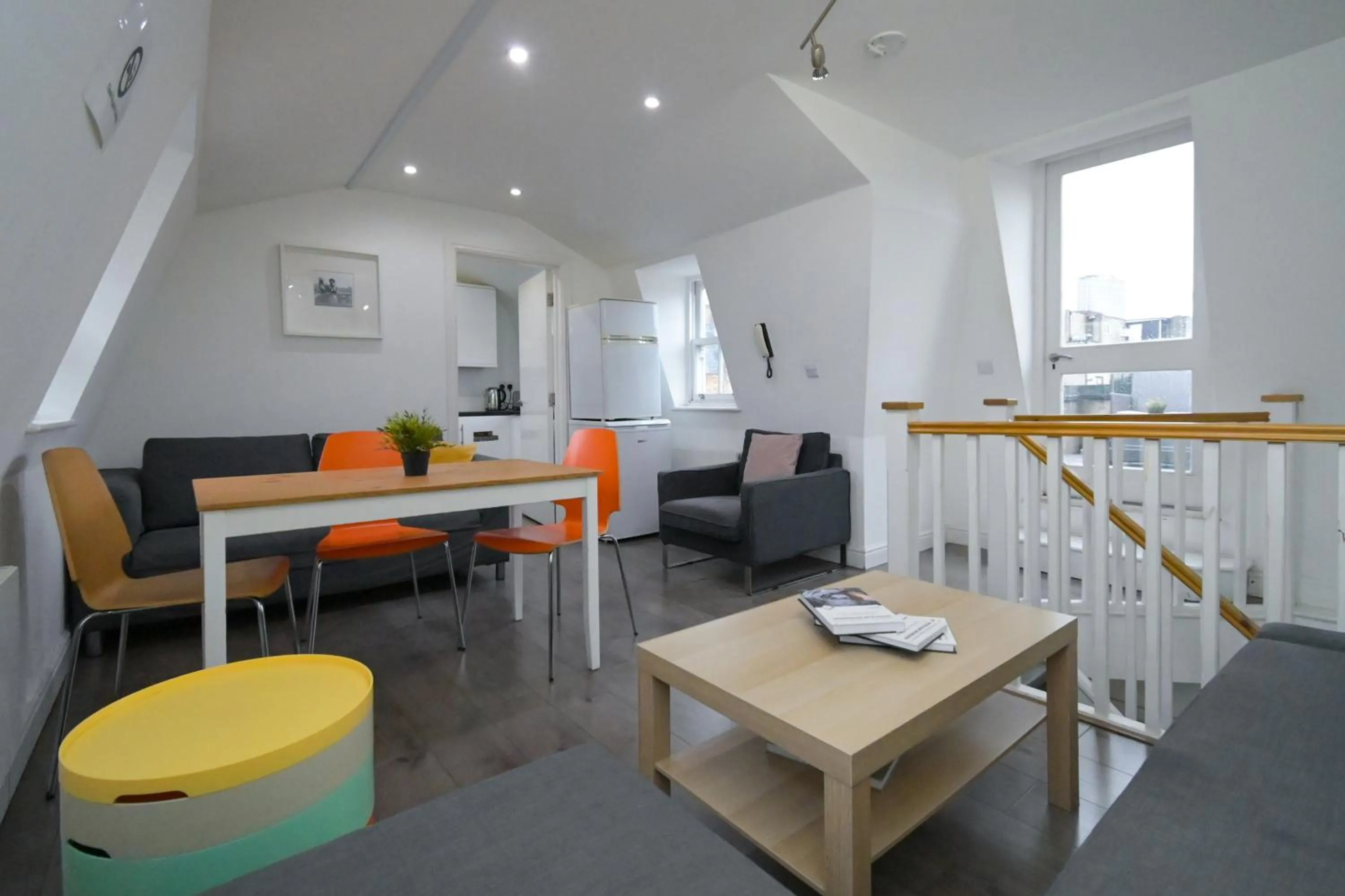 Living room in Charlotte Street Rooms by News Hotel