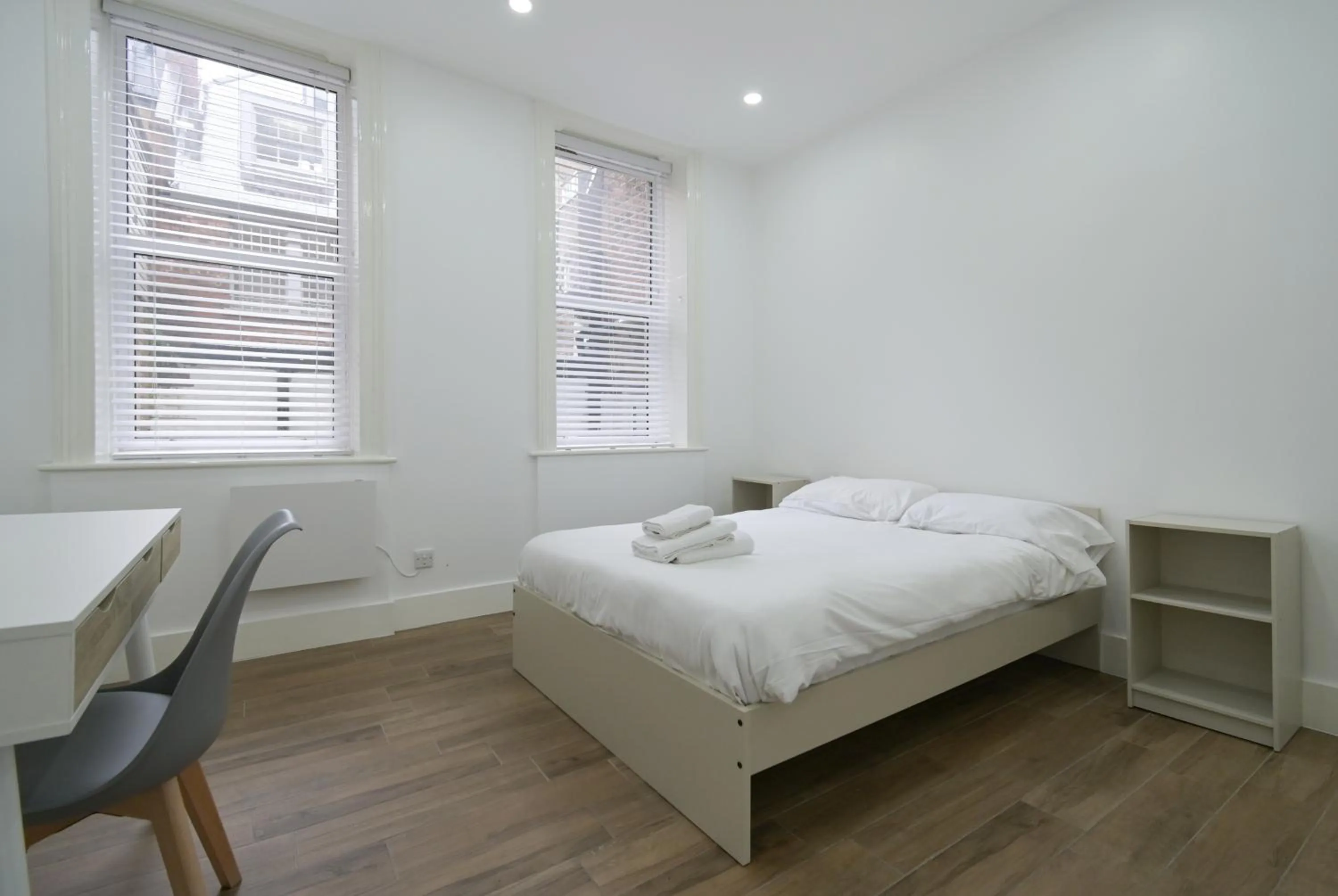 Bed in Charlotte Street Rooms by News Hotel