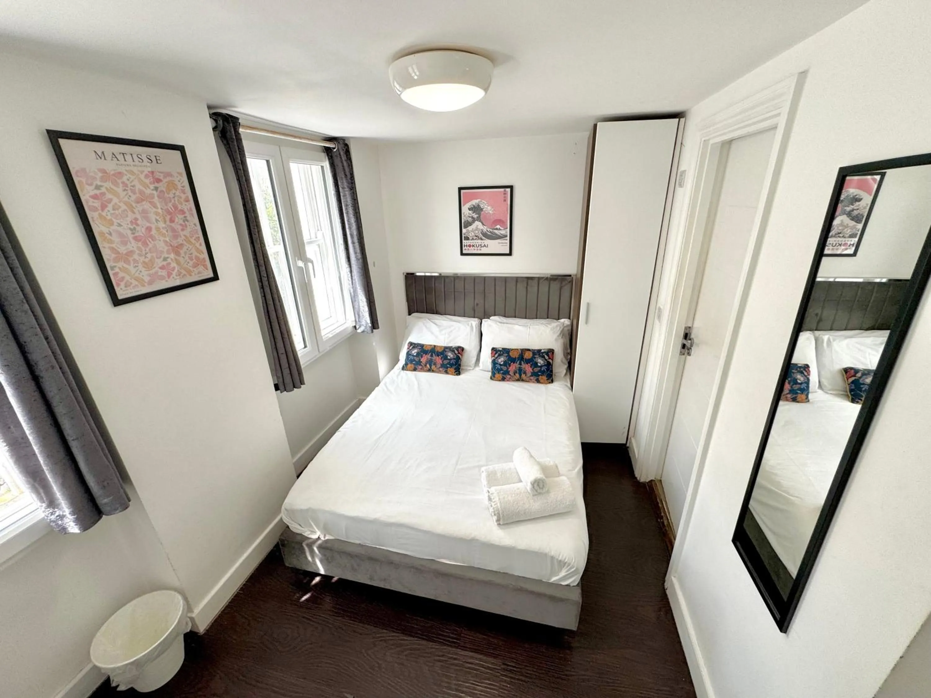 Bed in Charlotte Street Rooms by News Hotel