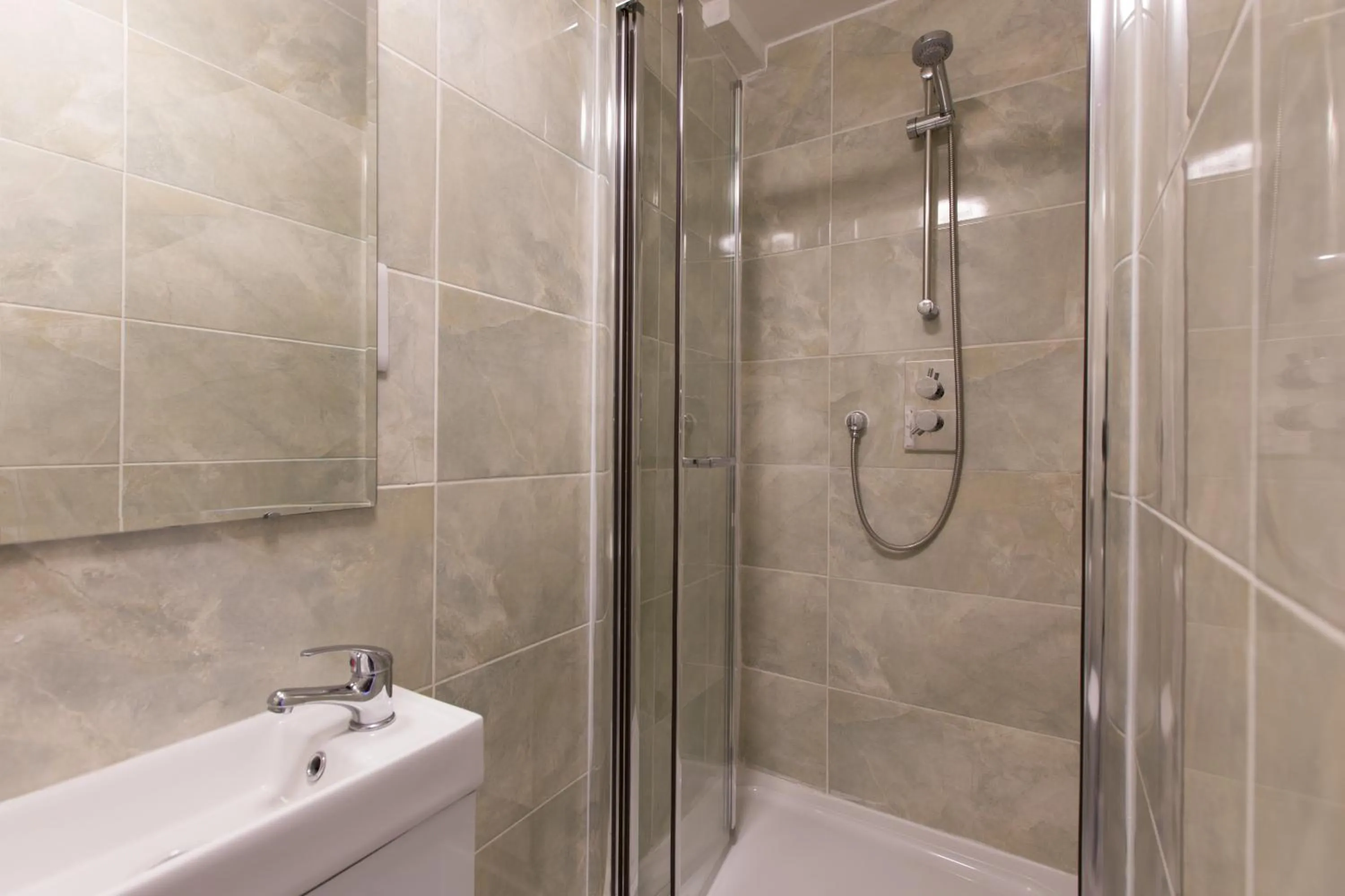 Bathroom in Charlotte Street Rooms by News Hotel