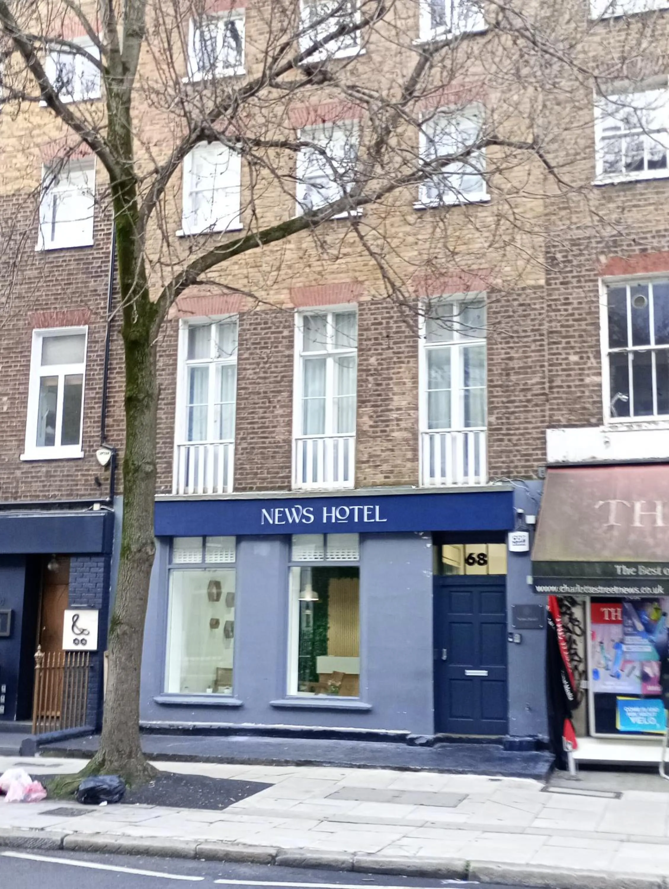 Property building in Charlotte Street Rooms by News Hotel
