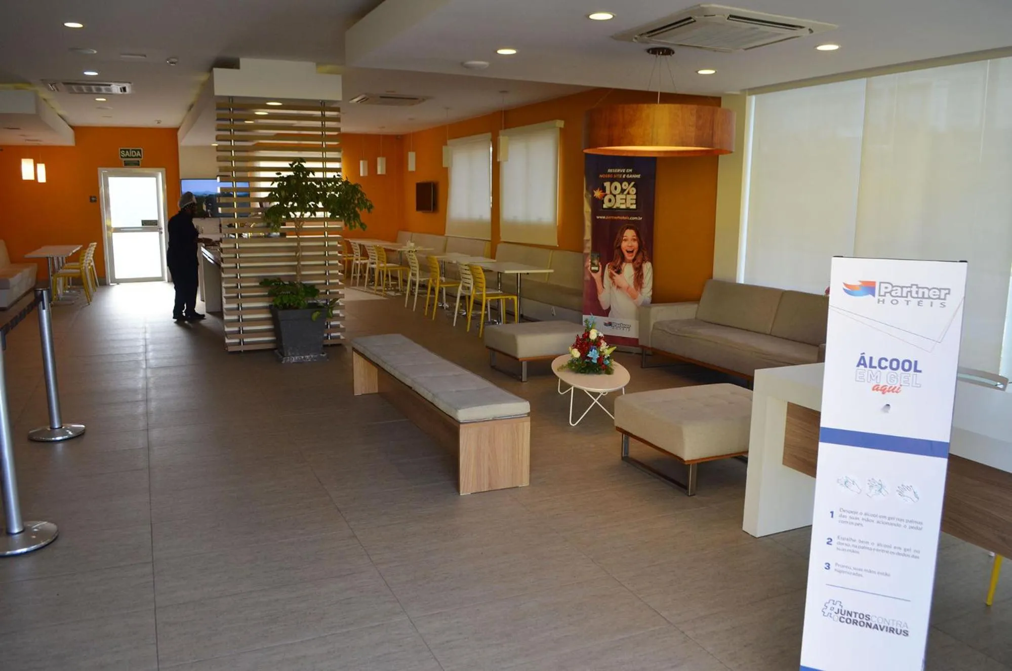 Lobby or reception in Partner Caxias do Sul