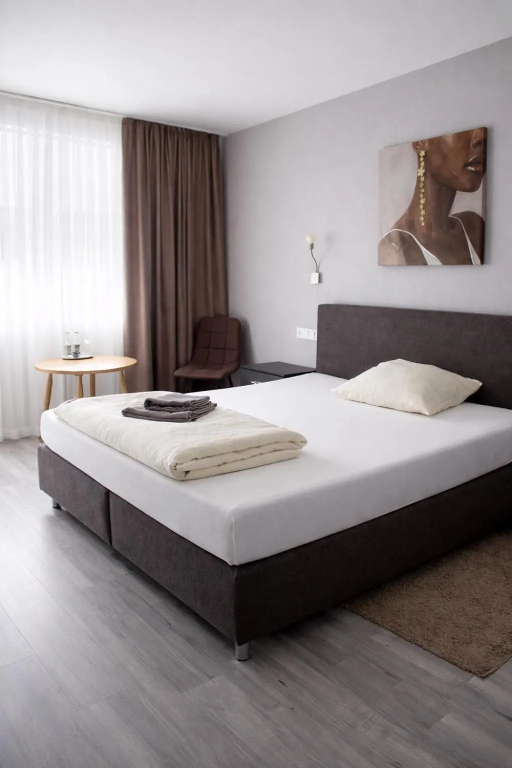 Bedroom, Bed in Landhotel Laarmann