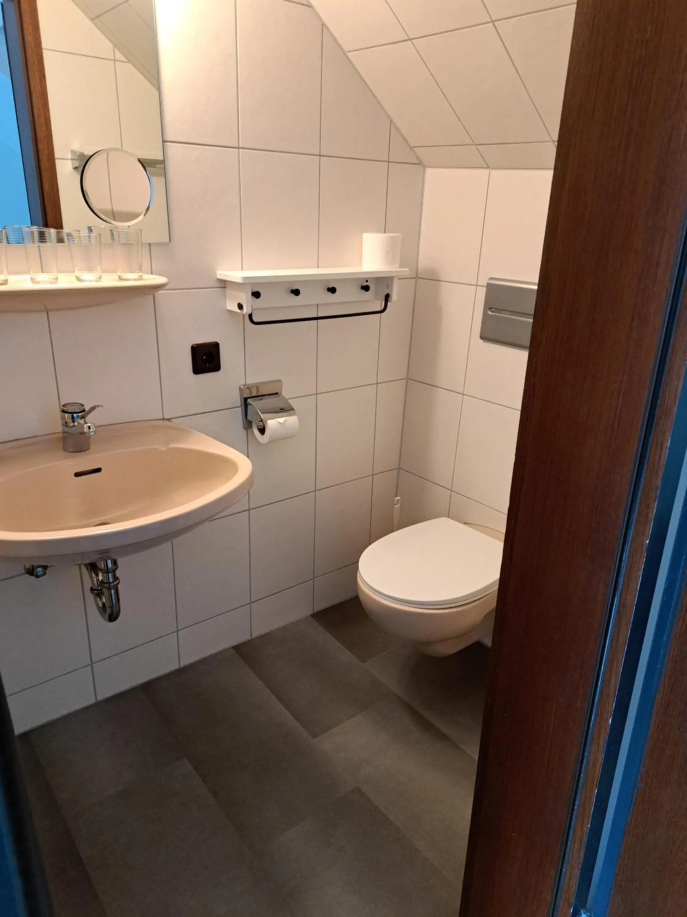 Toilet in Landhotel Laarmann