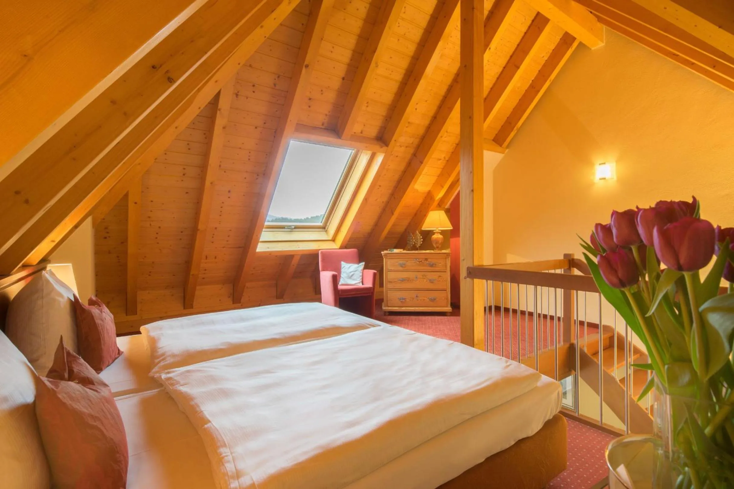 Bed in Waldhotel Felsentor