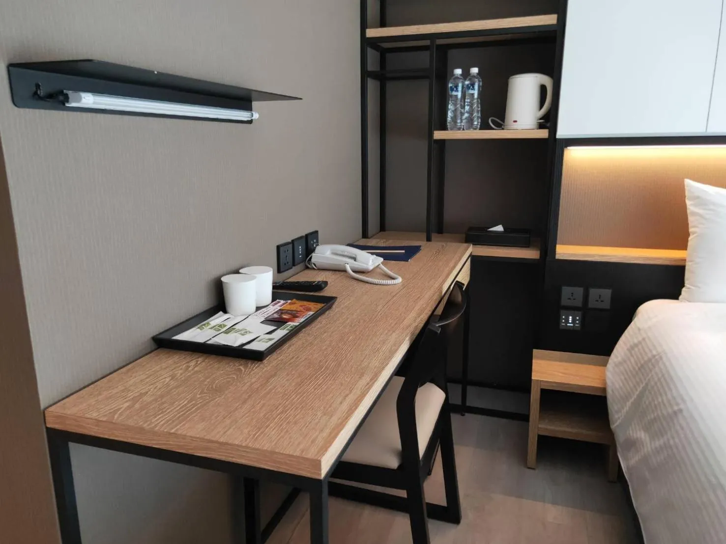 Seating area in Comin' Place