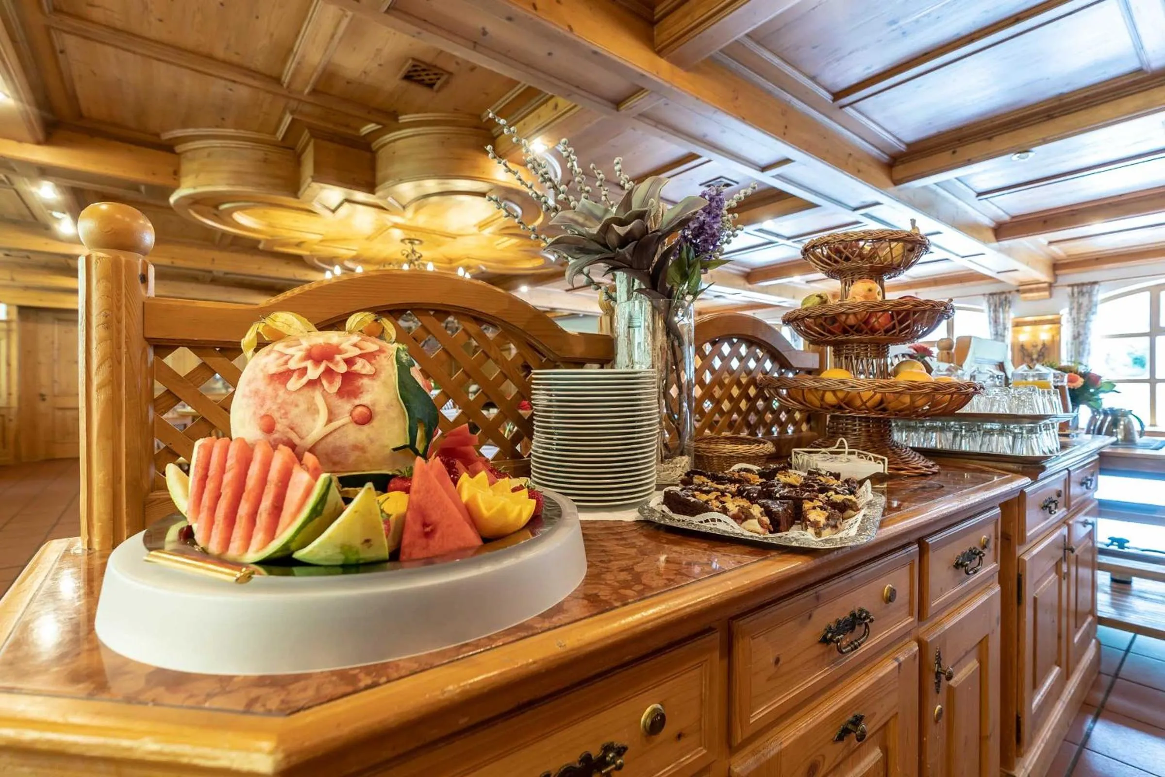 Food and drinks in Hotel Blaue Gams ***S