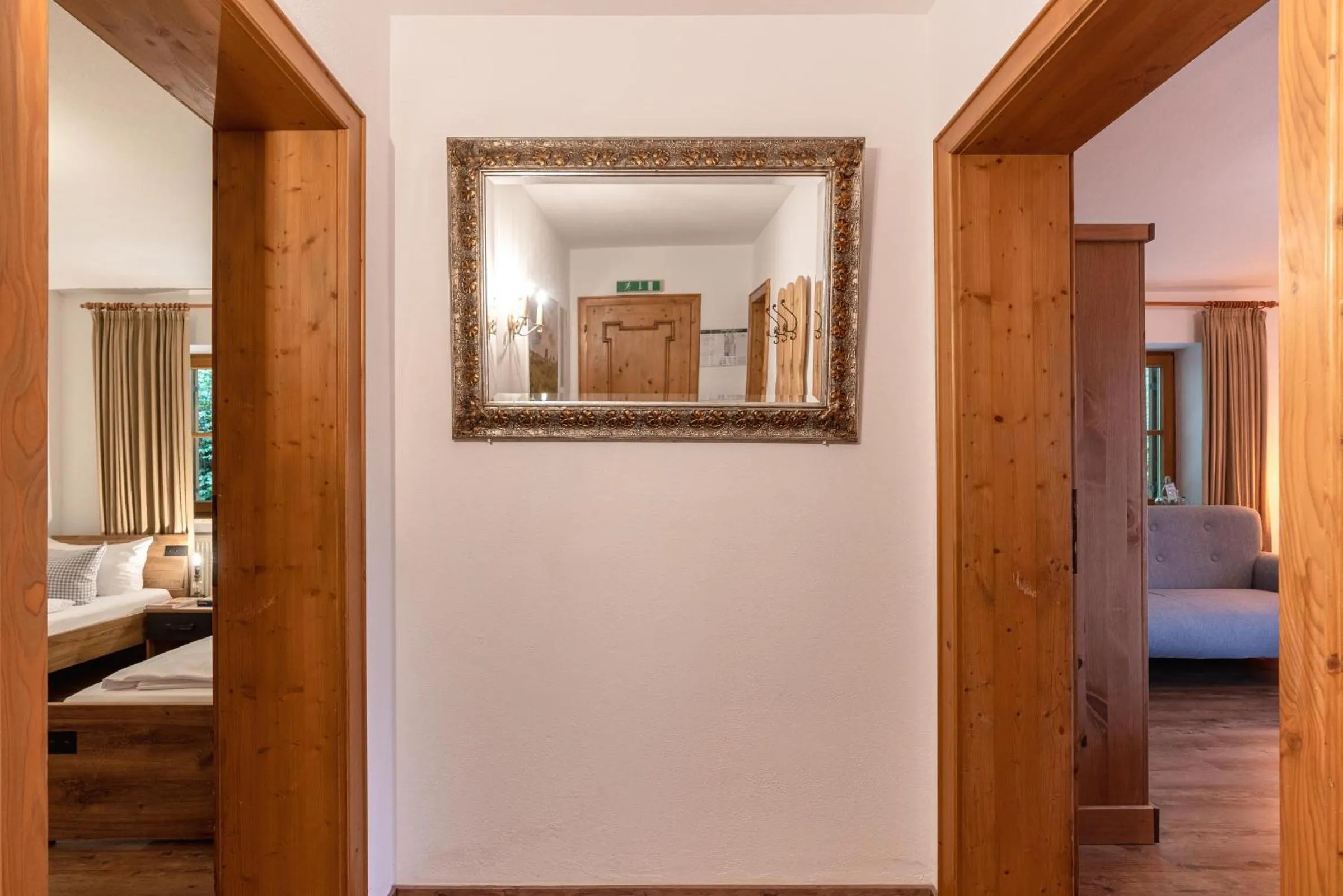 Photo of the whole room, Bed in Hotel Blaue Gams ***S