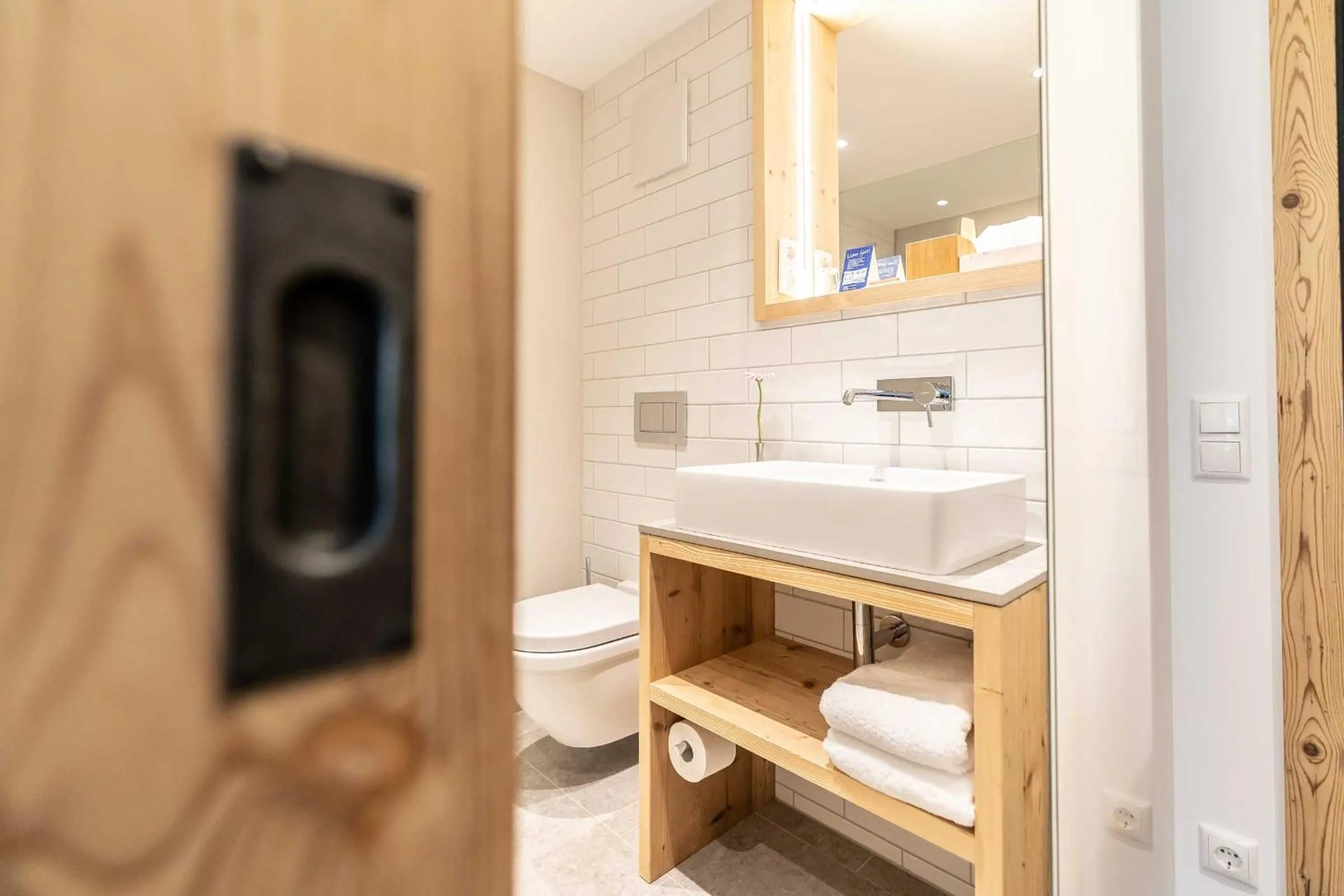 Bathroom in Hotel Blaue Gams ***S