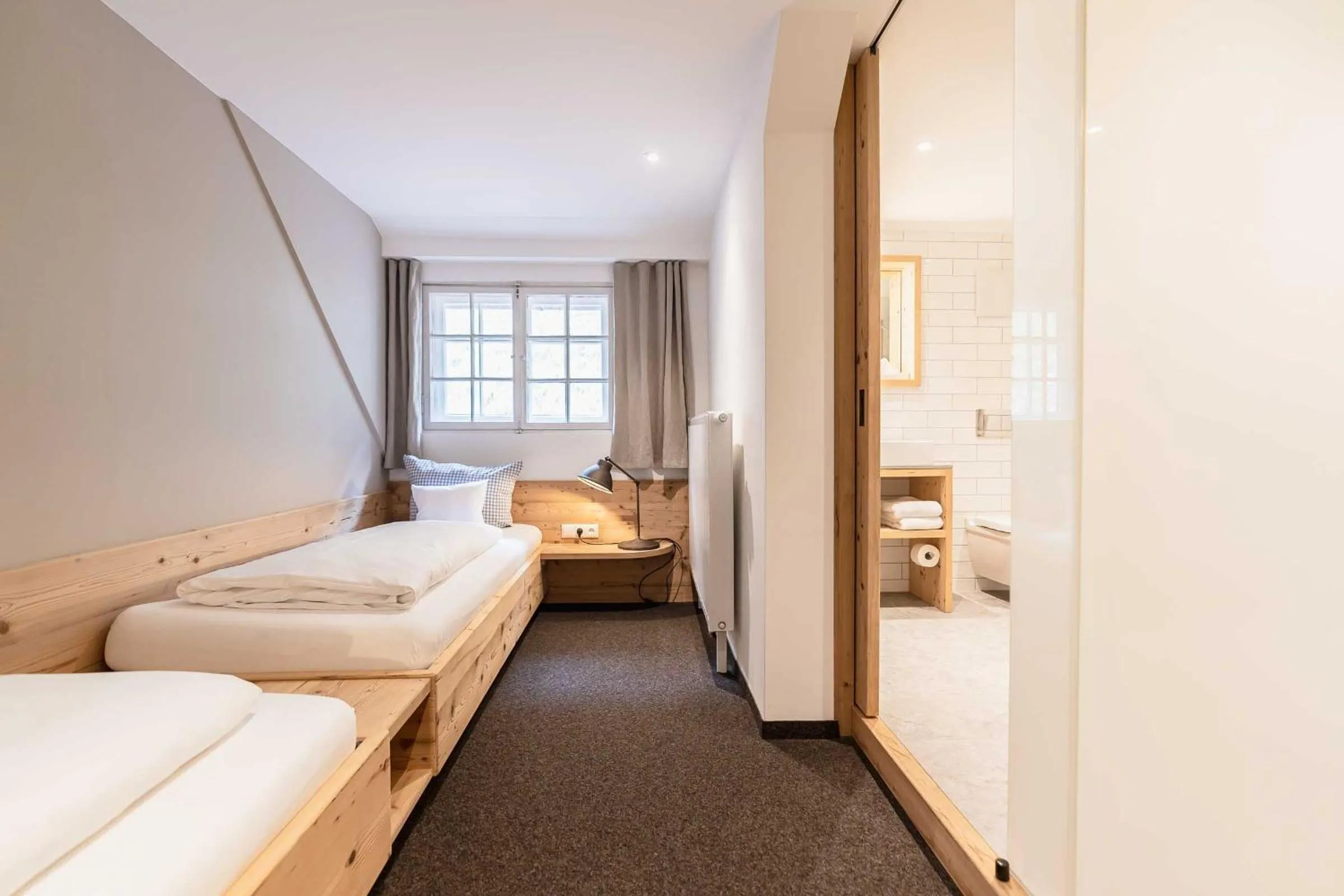 Photo of the whole room, Bed in Hotel Blaue Gams ***S