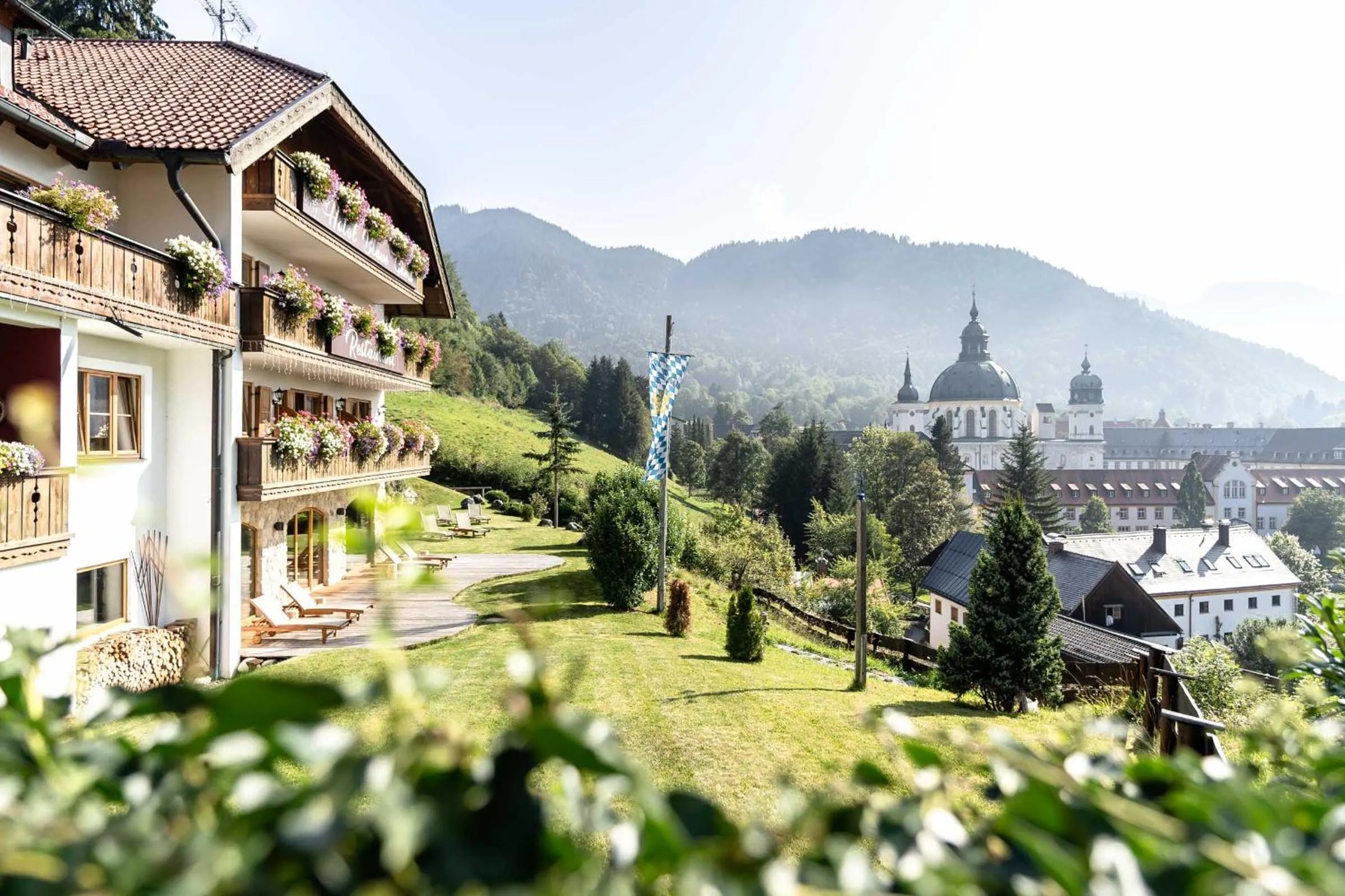 Mountain view in Hotel Blaue Gams ***S