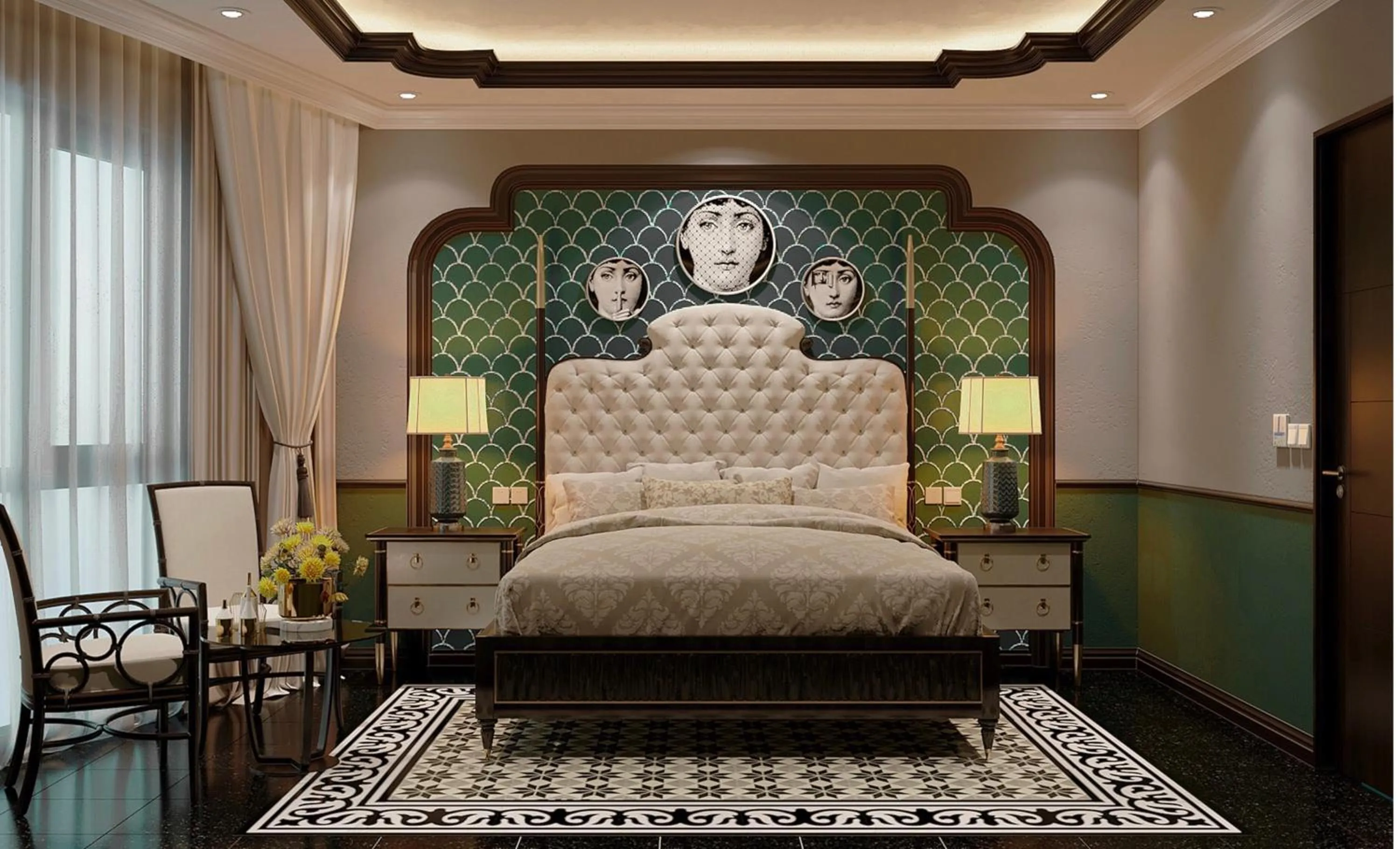 Bed in The wiltons hotel