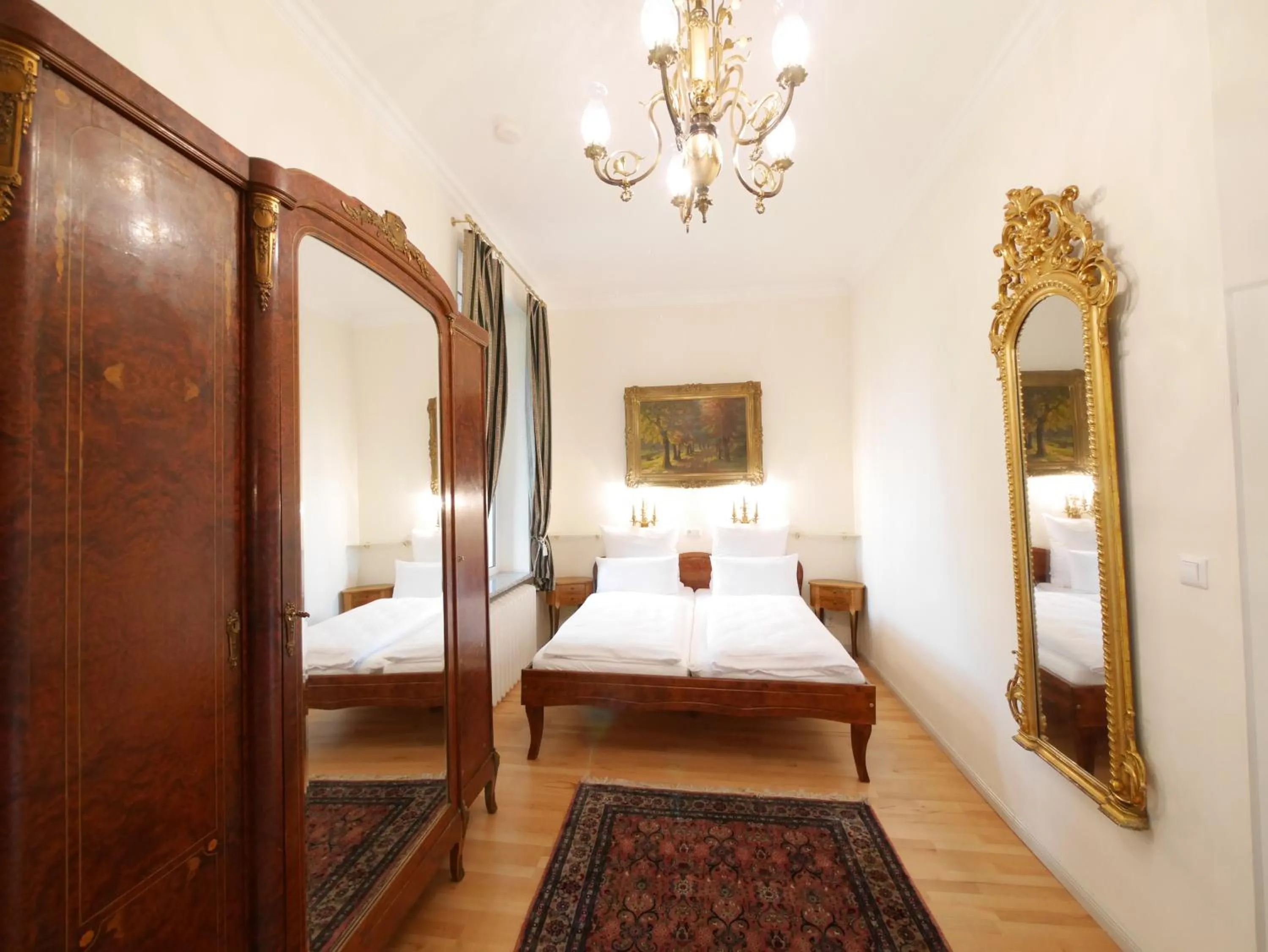 Bed in Hotel Rotdorn