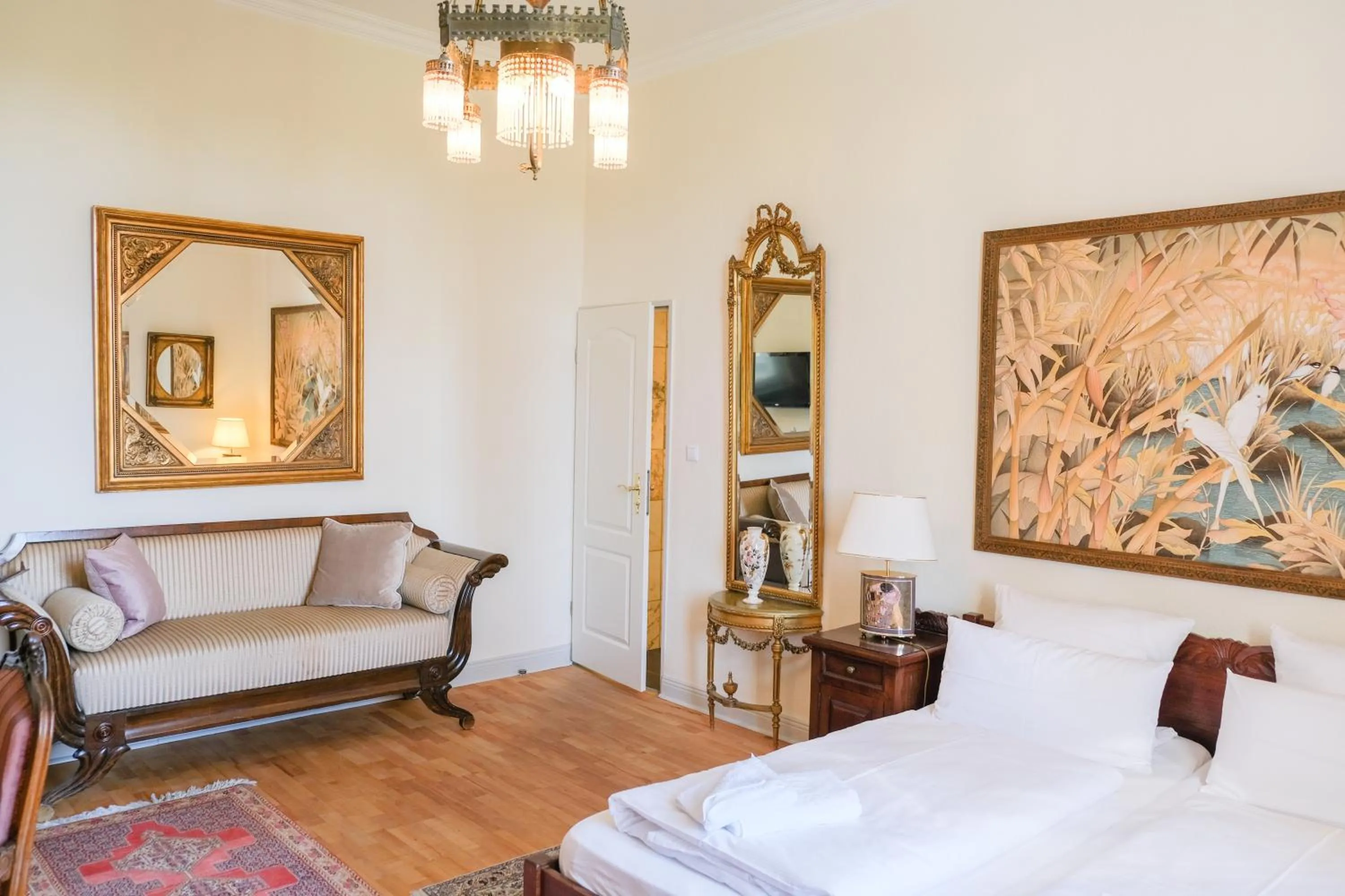 Bed in Hotel Rotdorn