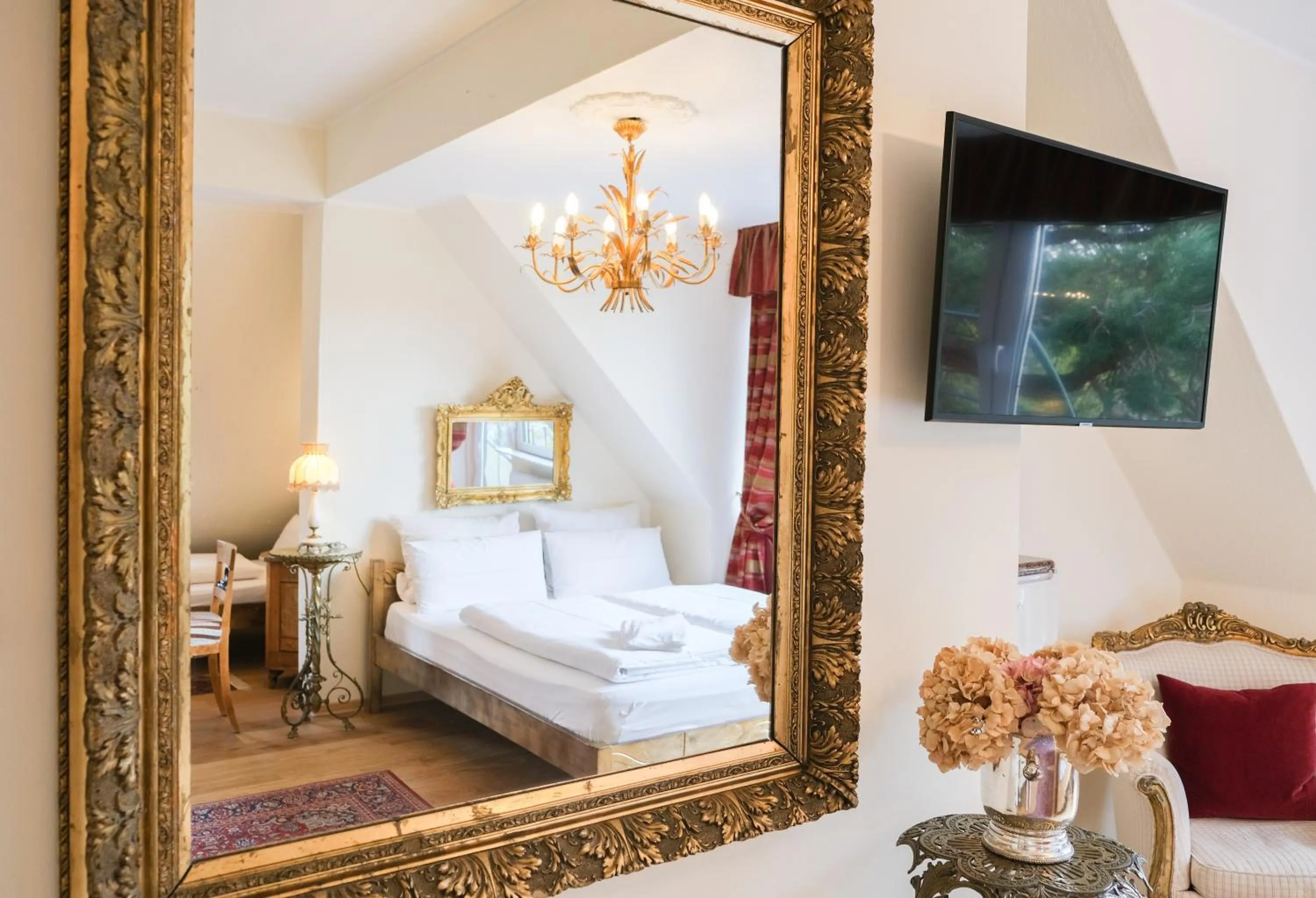 Bed in Hotel Rotdorn