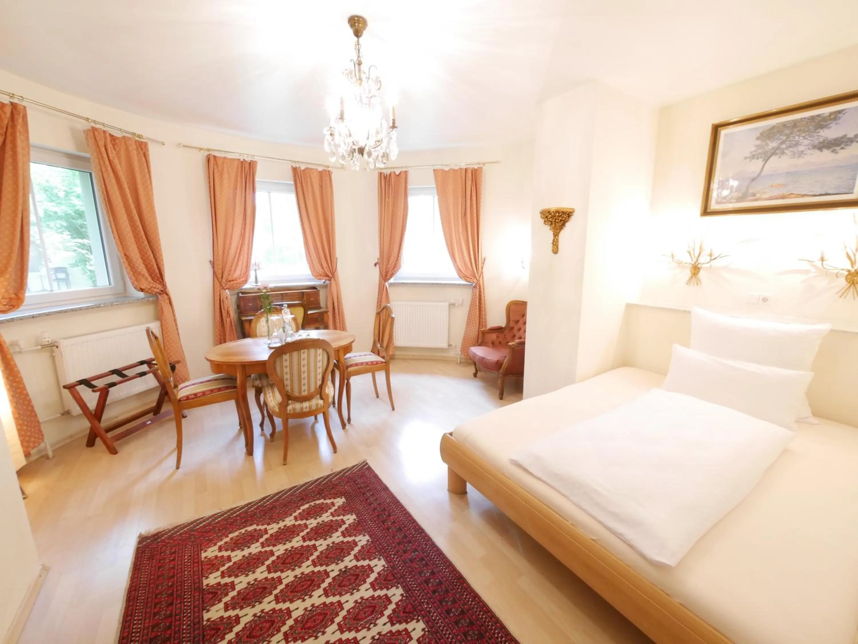 Bed in Hotel Rotdorn