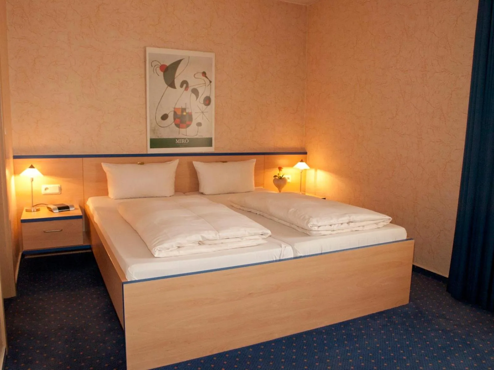 Bed in Hotel Chassalla