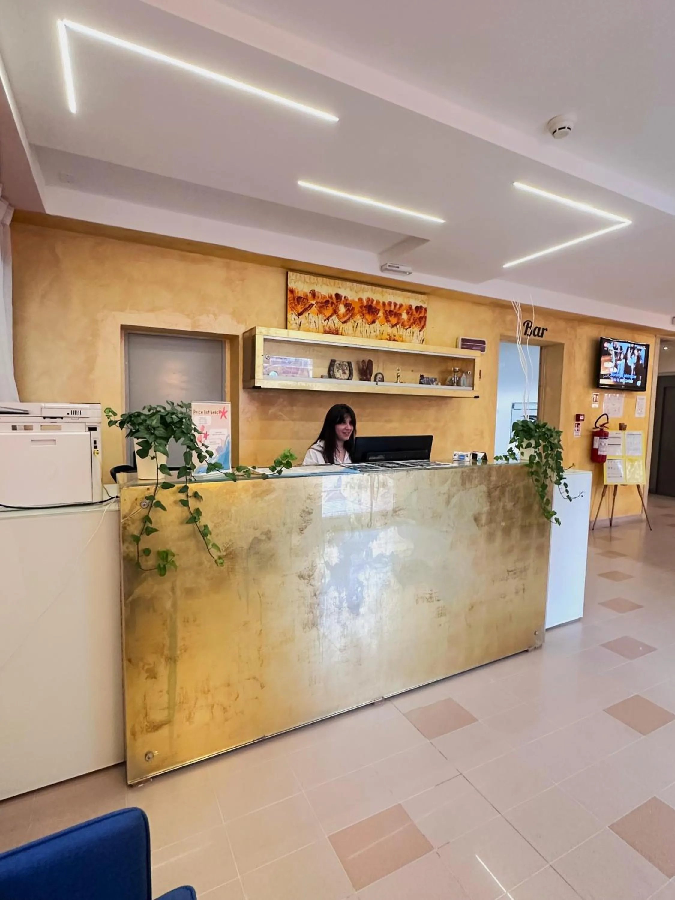 Lobby or reception in Hotel Adria Nuova
