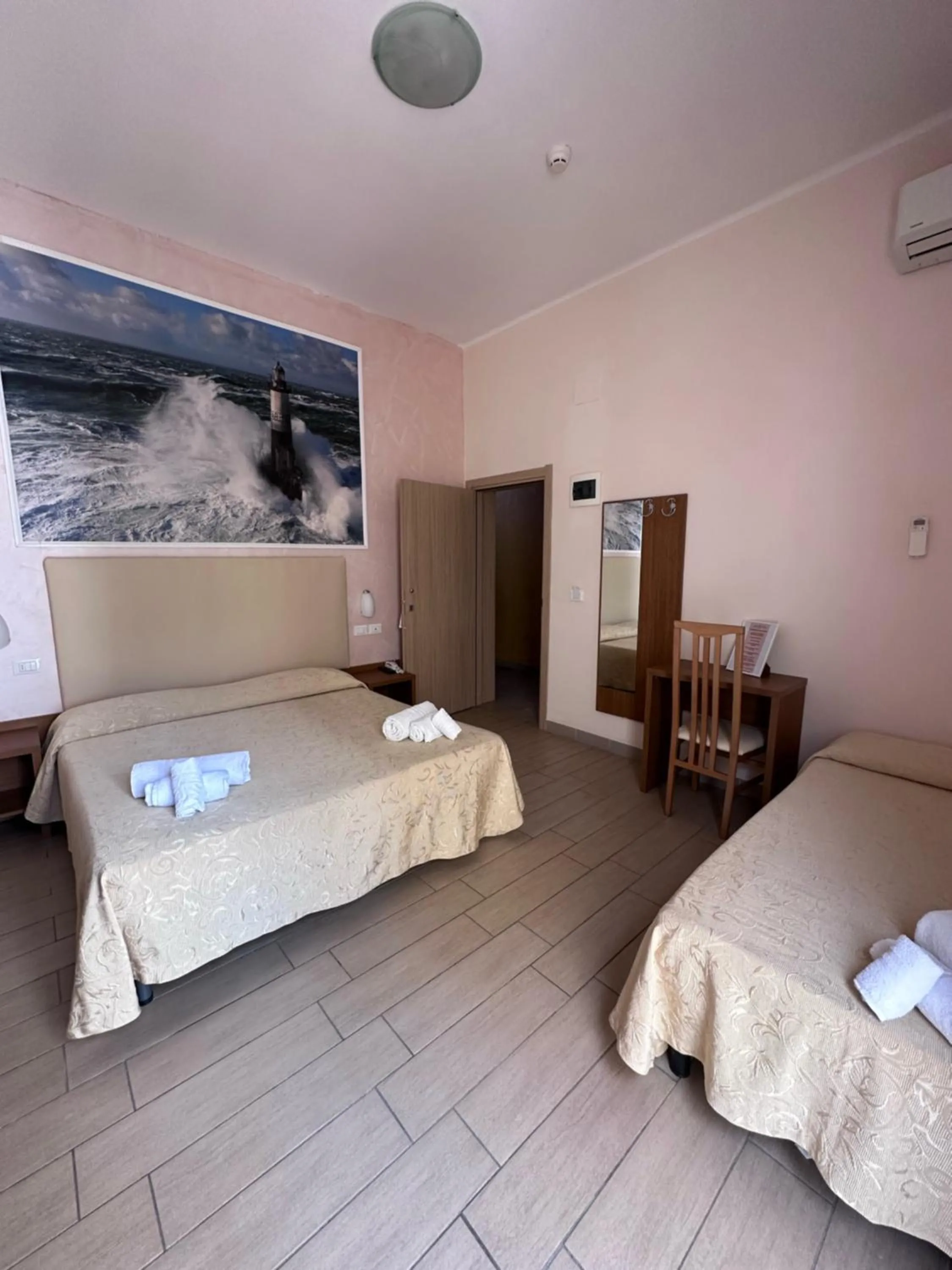 Bed in Hotel Adria Nuova