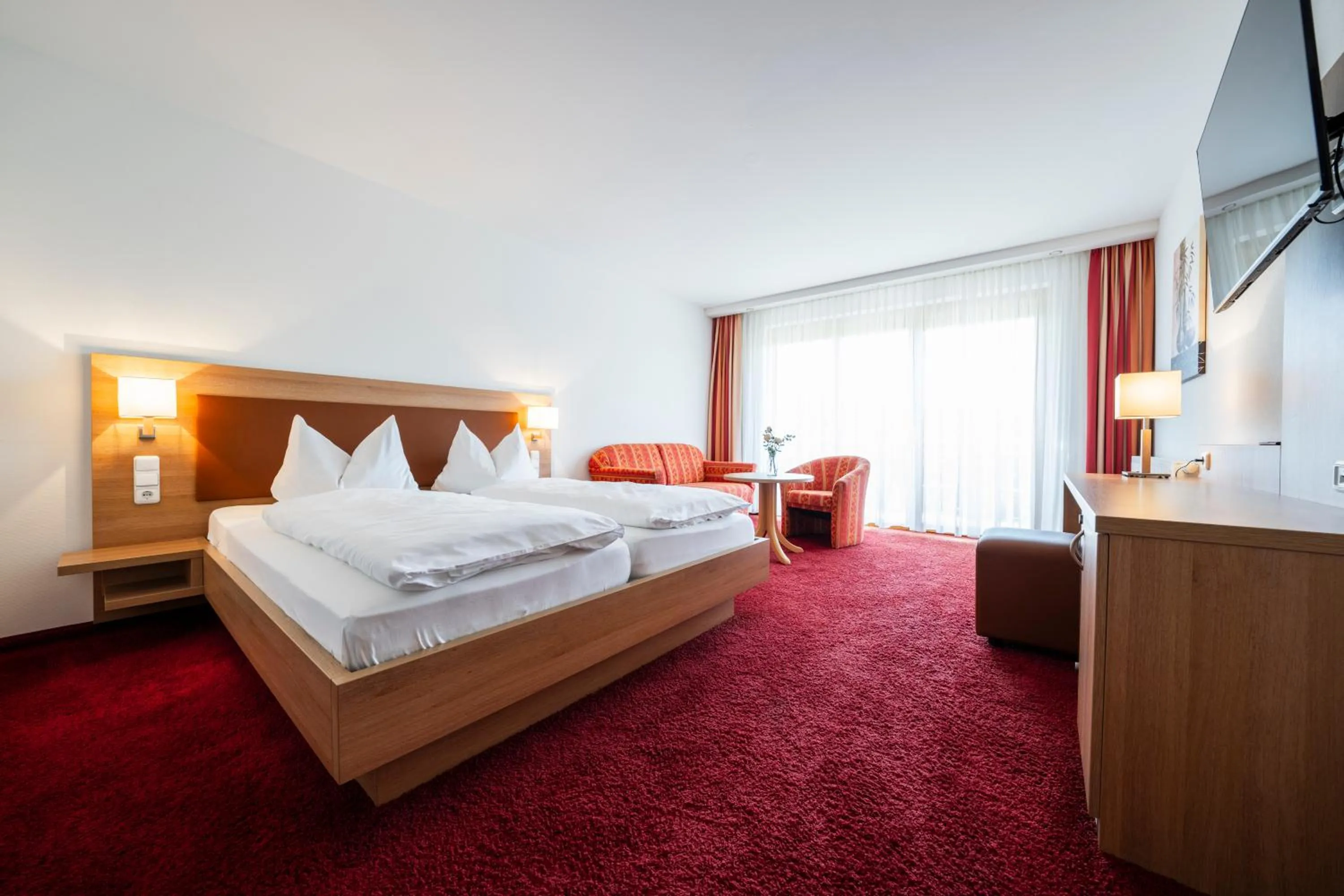 Bed in Hotel-Gasthof Rose