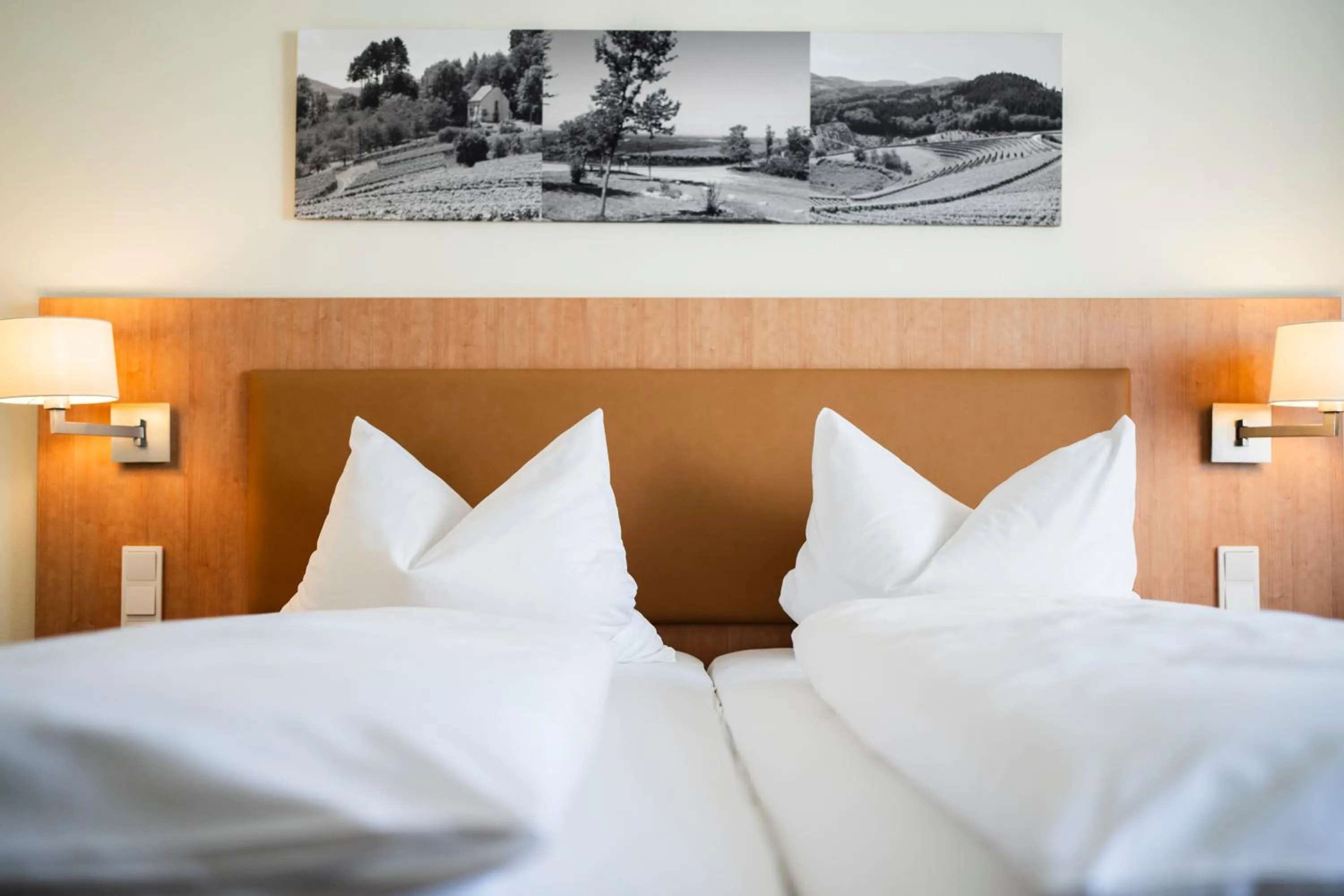 Bed in Hotel-Gasthof Rose