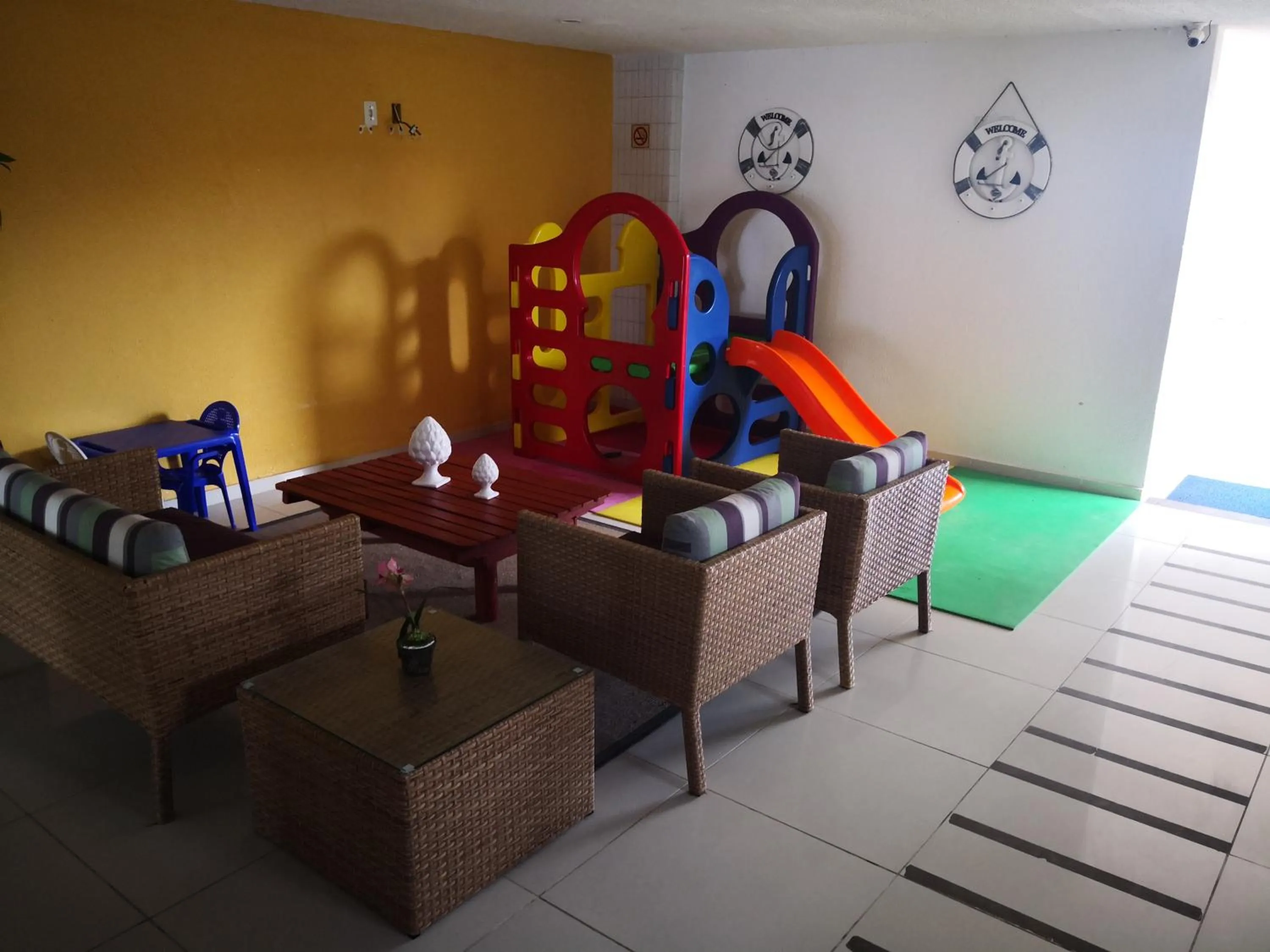 Children play ground in Praia Carneiros Flat Hotel